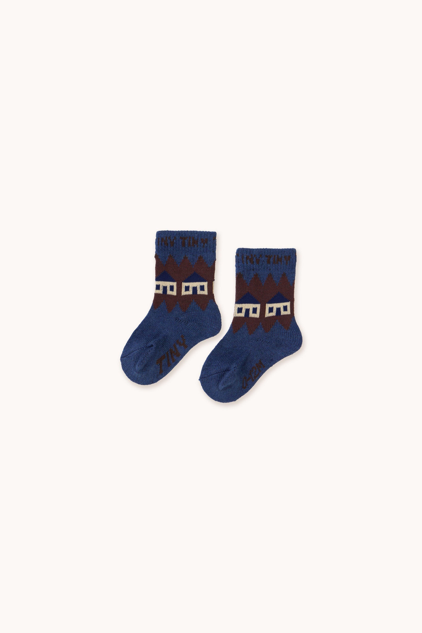 HOUSES WOOL MEDIUM SOCKS light navy