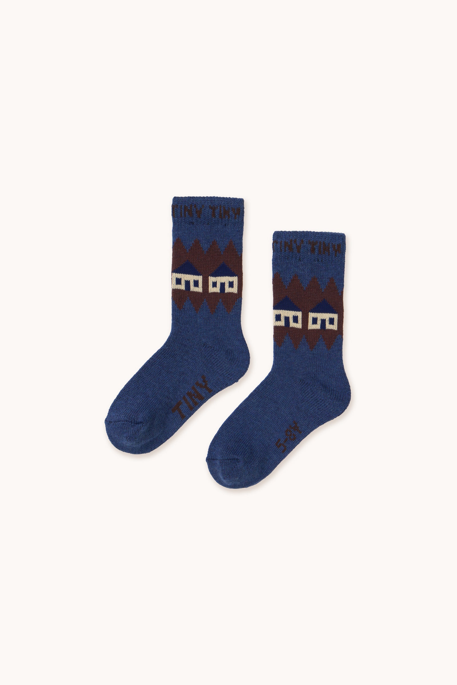 HOUSES WOOL MEDIUM SOCKS light navy