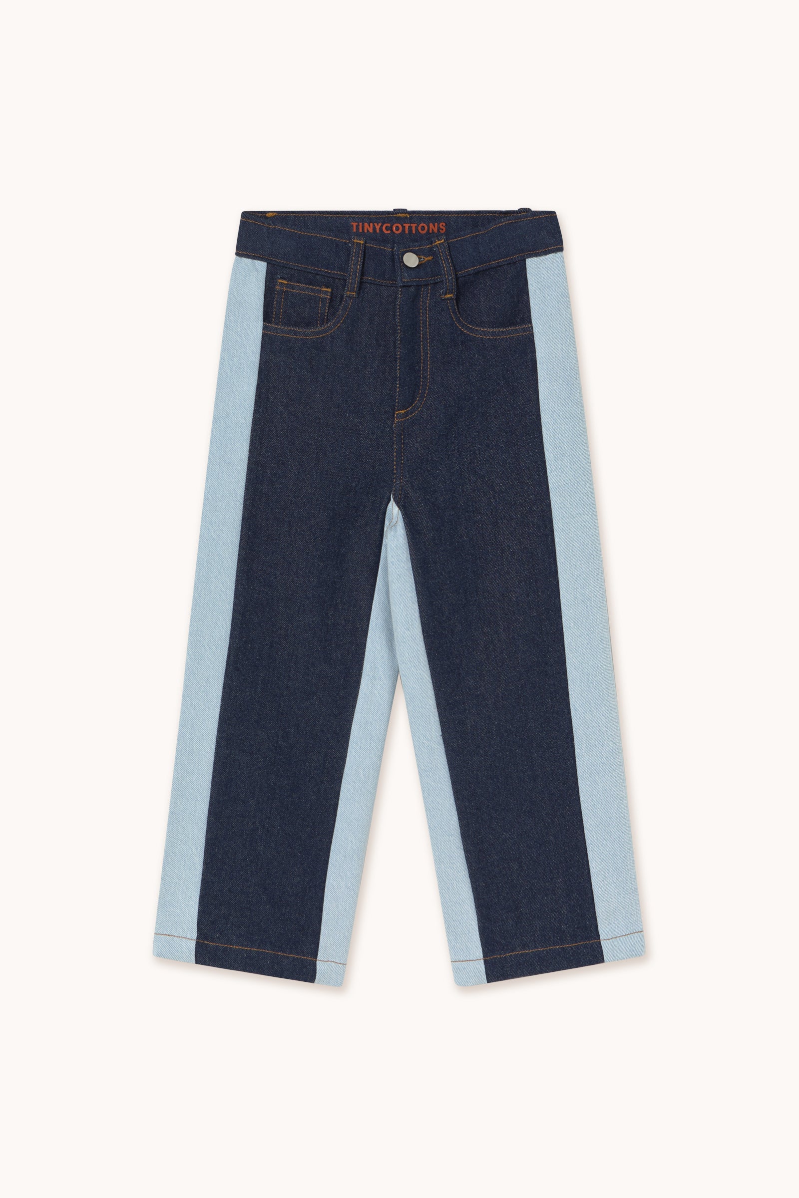 COLOR BLOCK JEANS dark blue