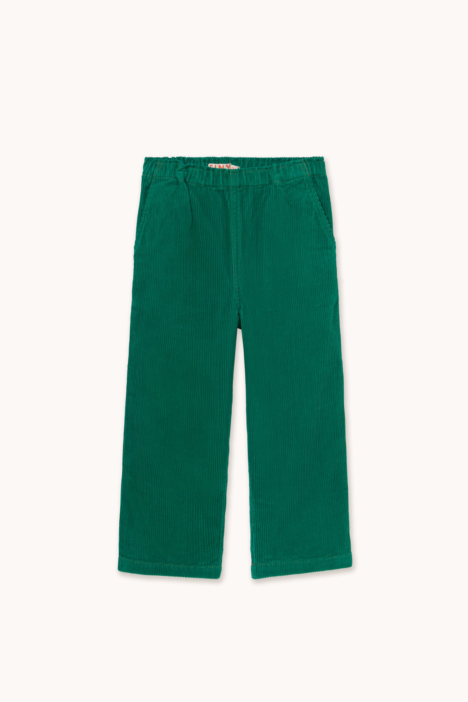 TINY SOLID POCKETS WOVEN PANT dark emerald