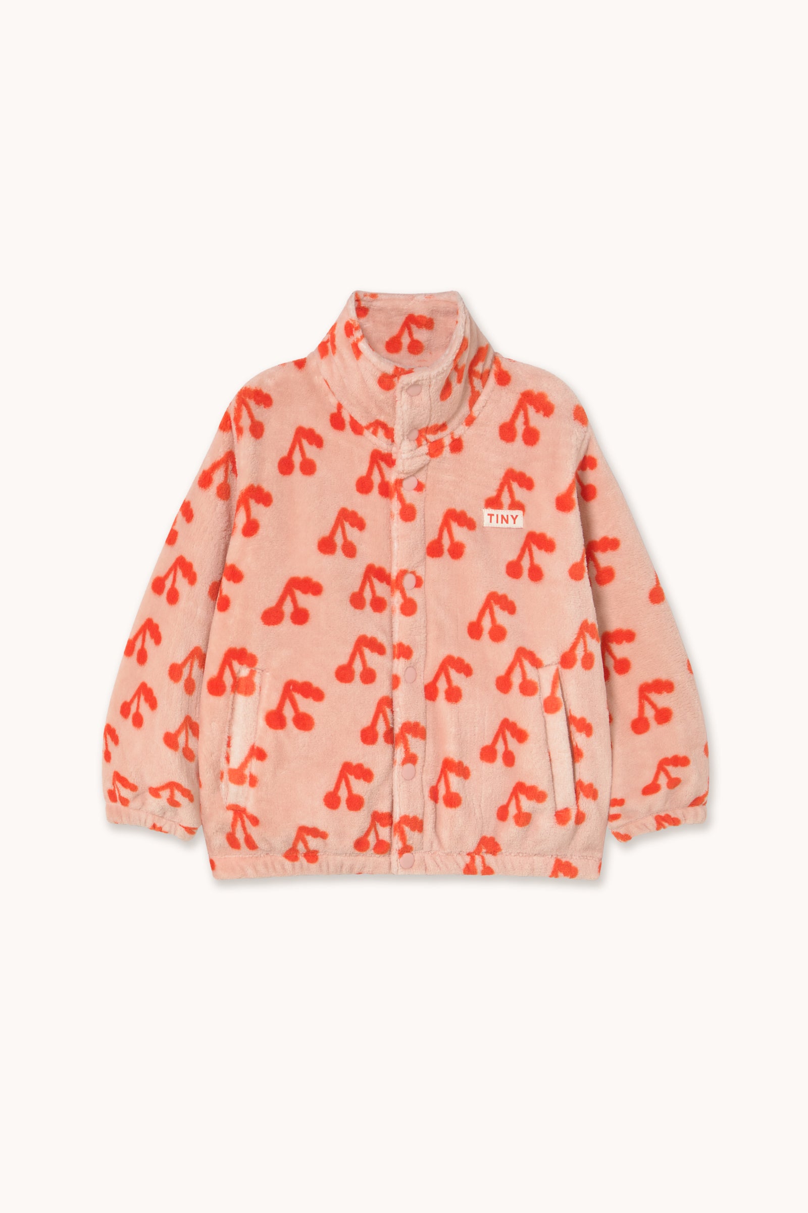 CHERRIES POLAR JACKET wild rose