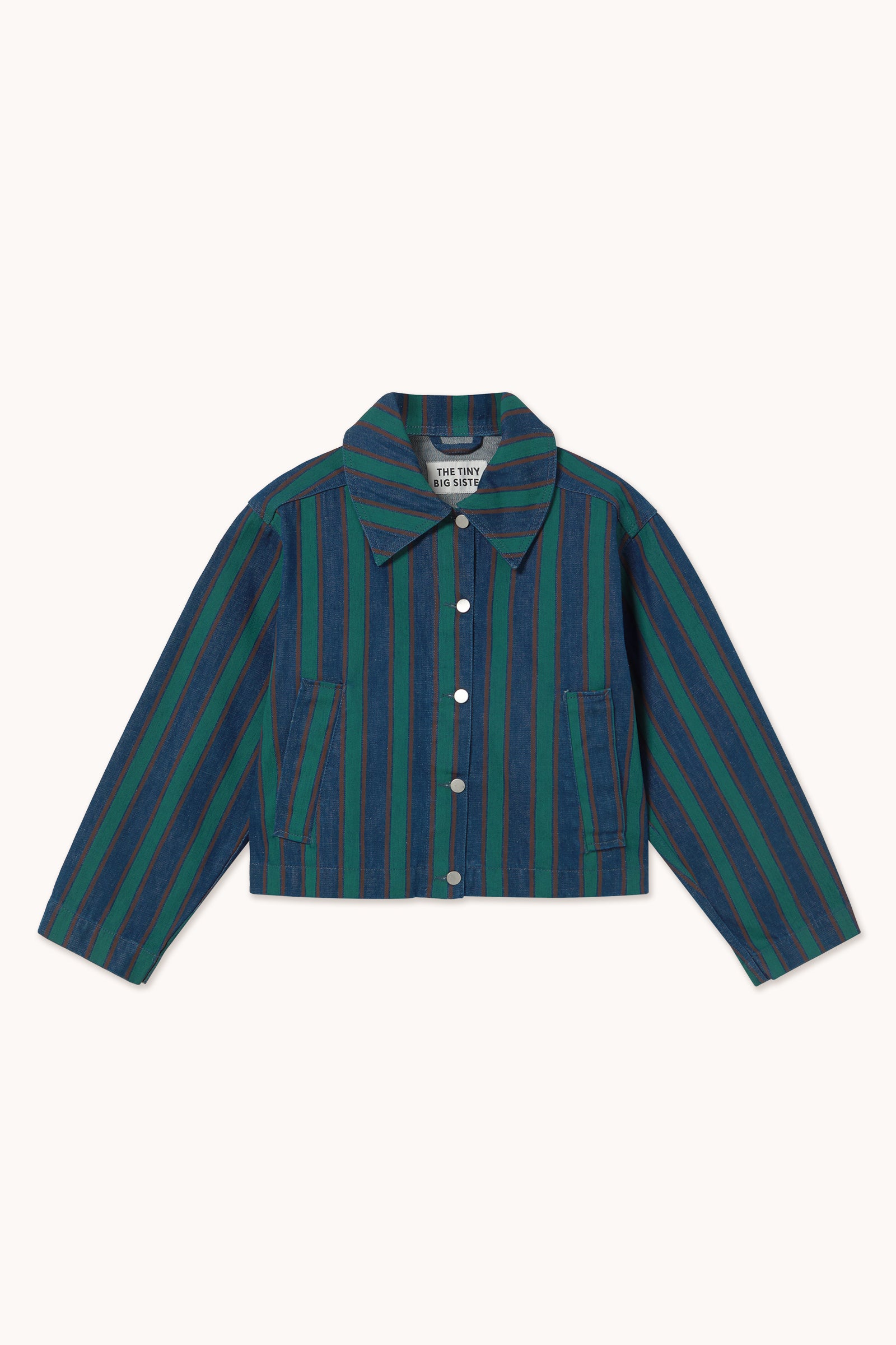 CHAQUETA A RAYAS stone