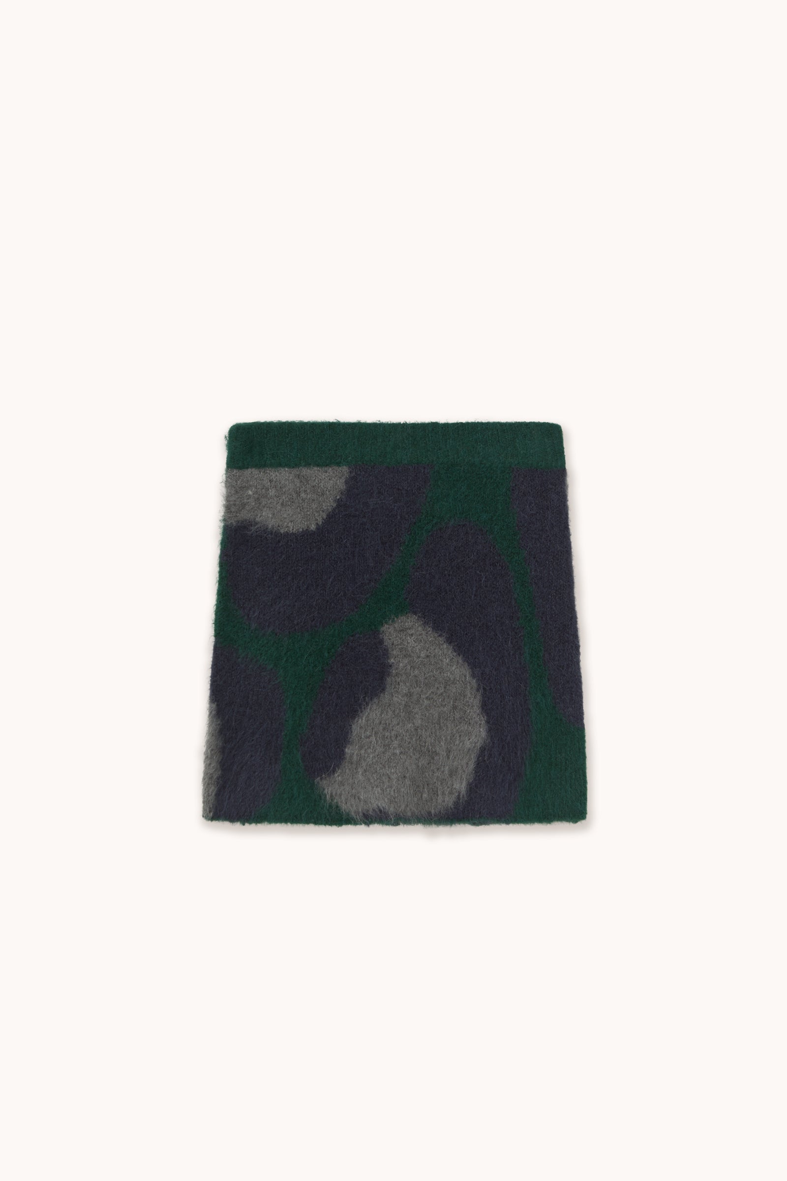 ANIMAL PRINT SKIRT bottle green