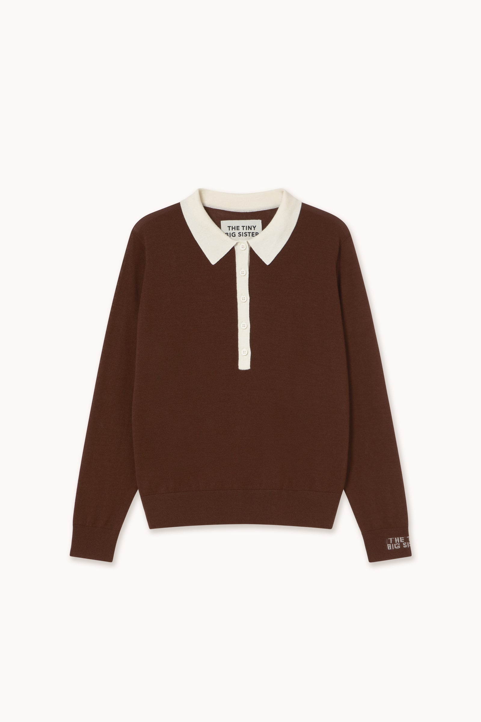 FRANK CONTRAST SWEATER chocolate