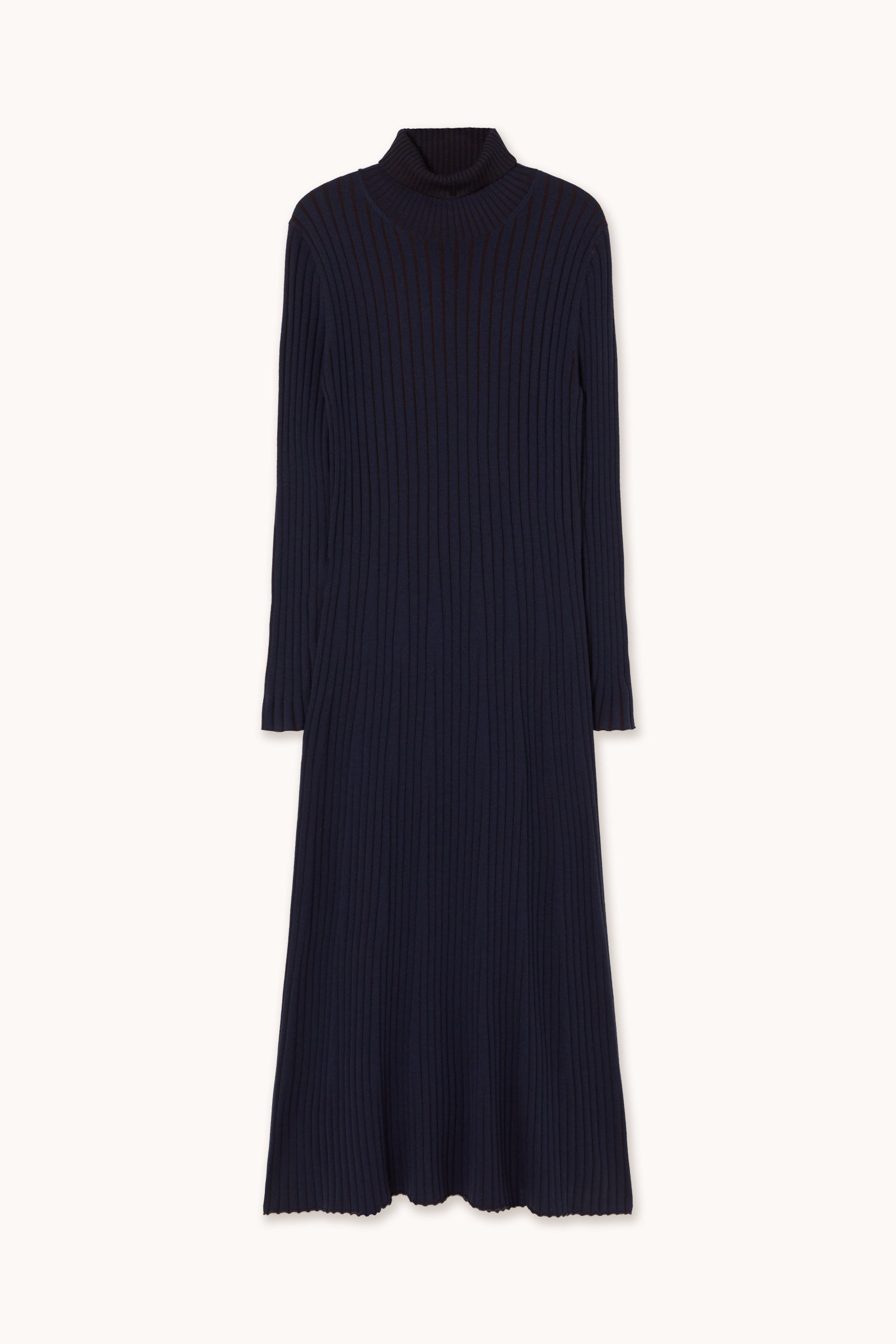 VESTIDO CON CUELLO ALTO navy