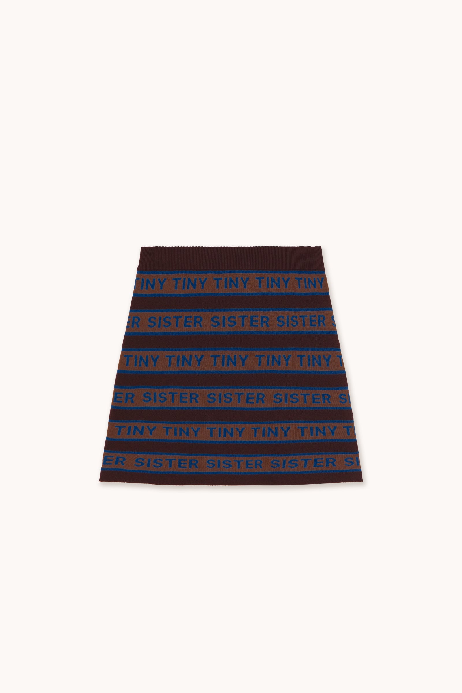 JACQUARD SKIRT dark brown