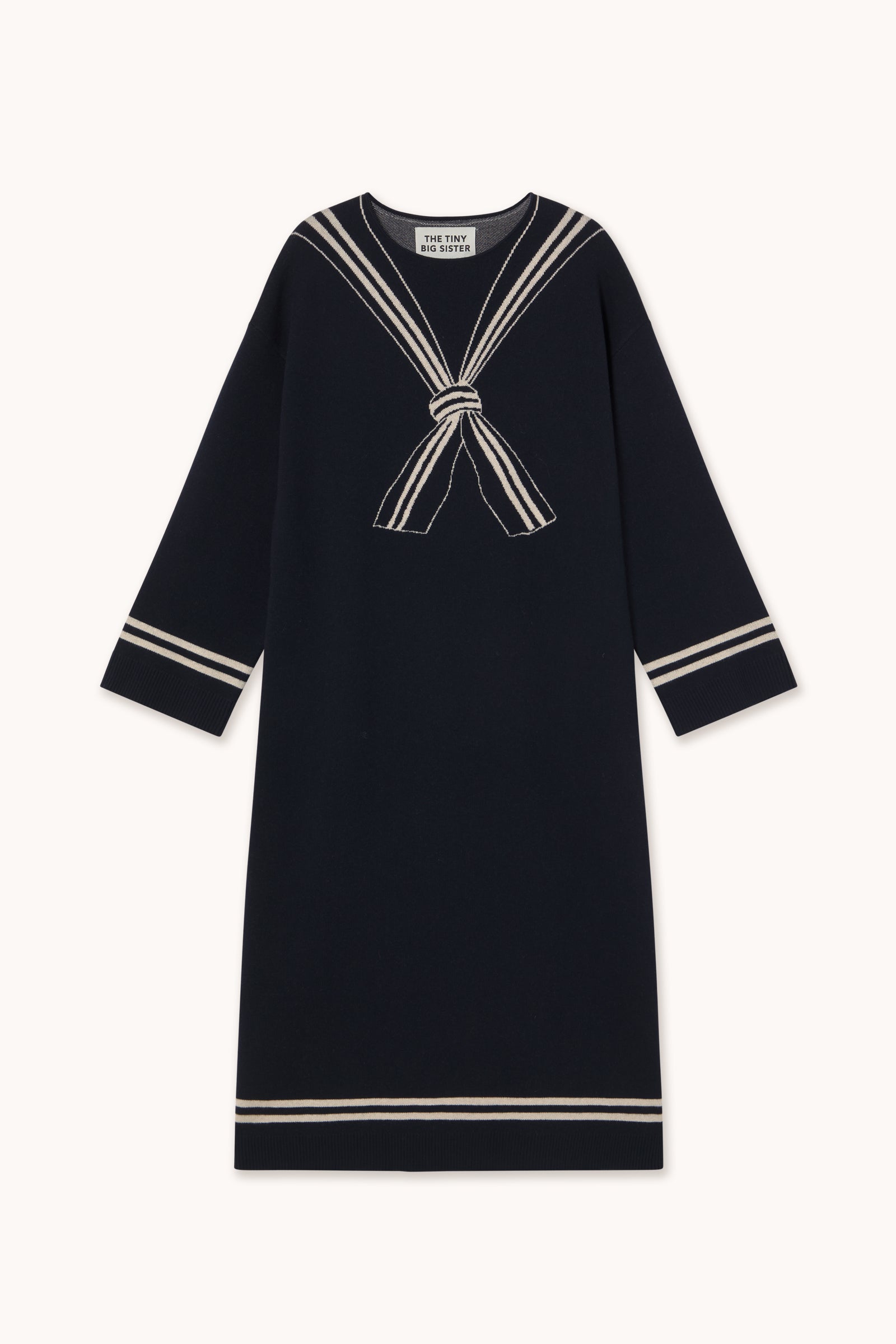 VESTIDO PAÑUELO navy