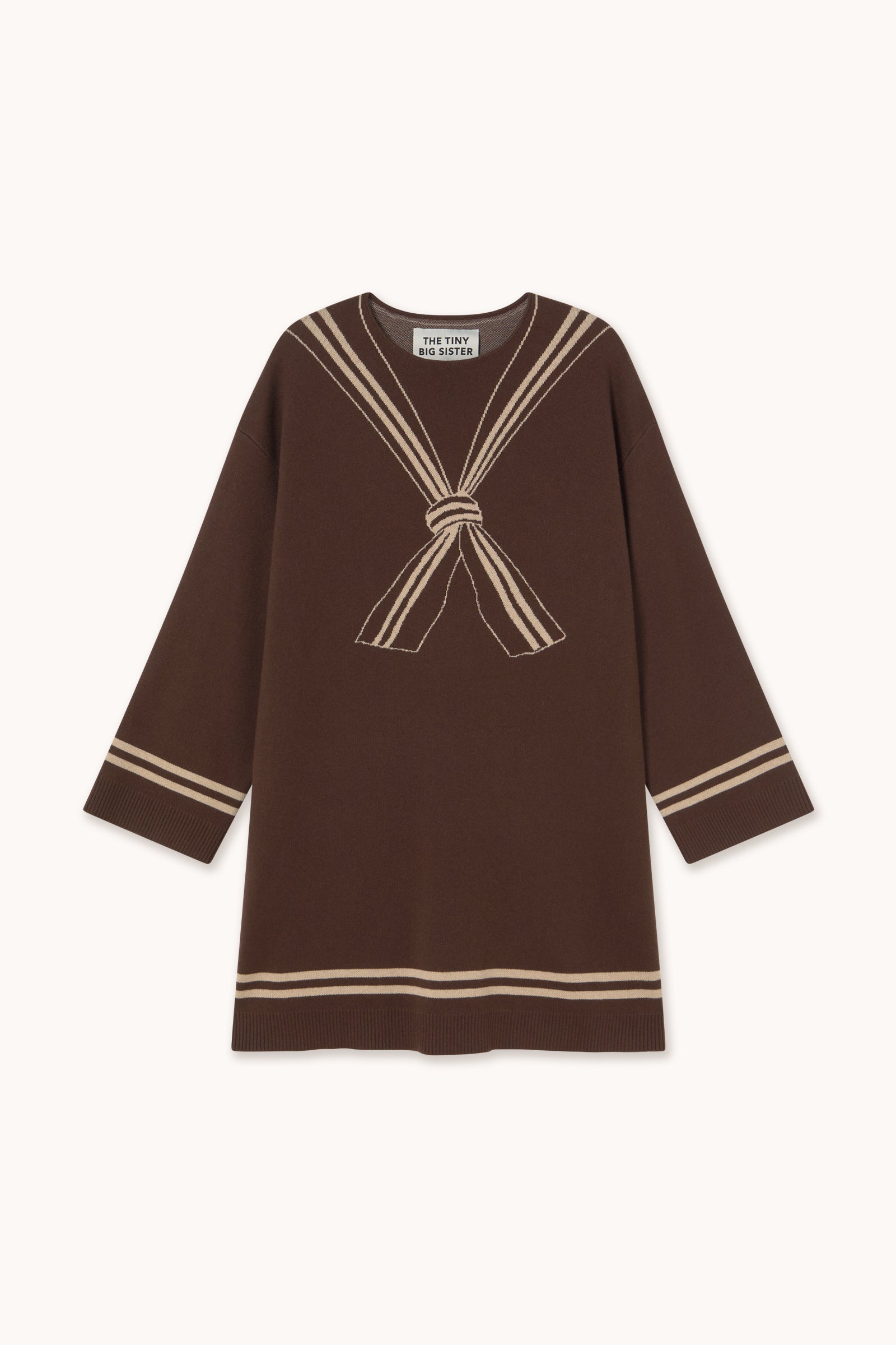 VESTIDO CORTO PAÑUELO dark brown