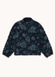 EMBROIDERED ROSES SHERPA JACKET