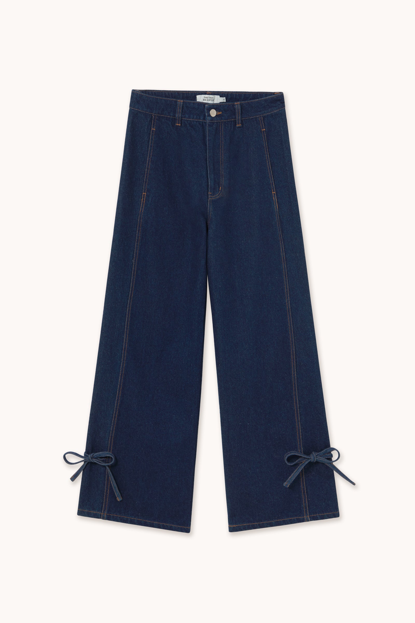 VAQUERO CON CORTES Y LAZOS navy