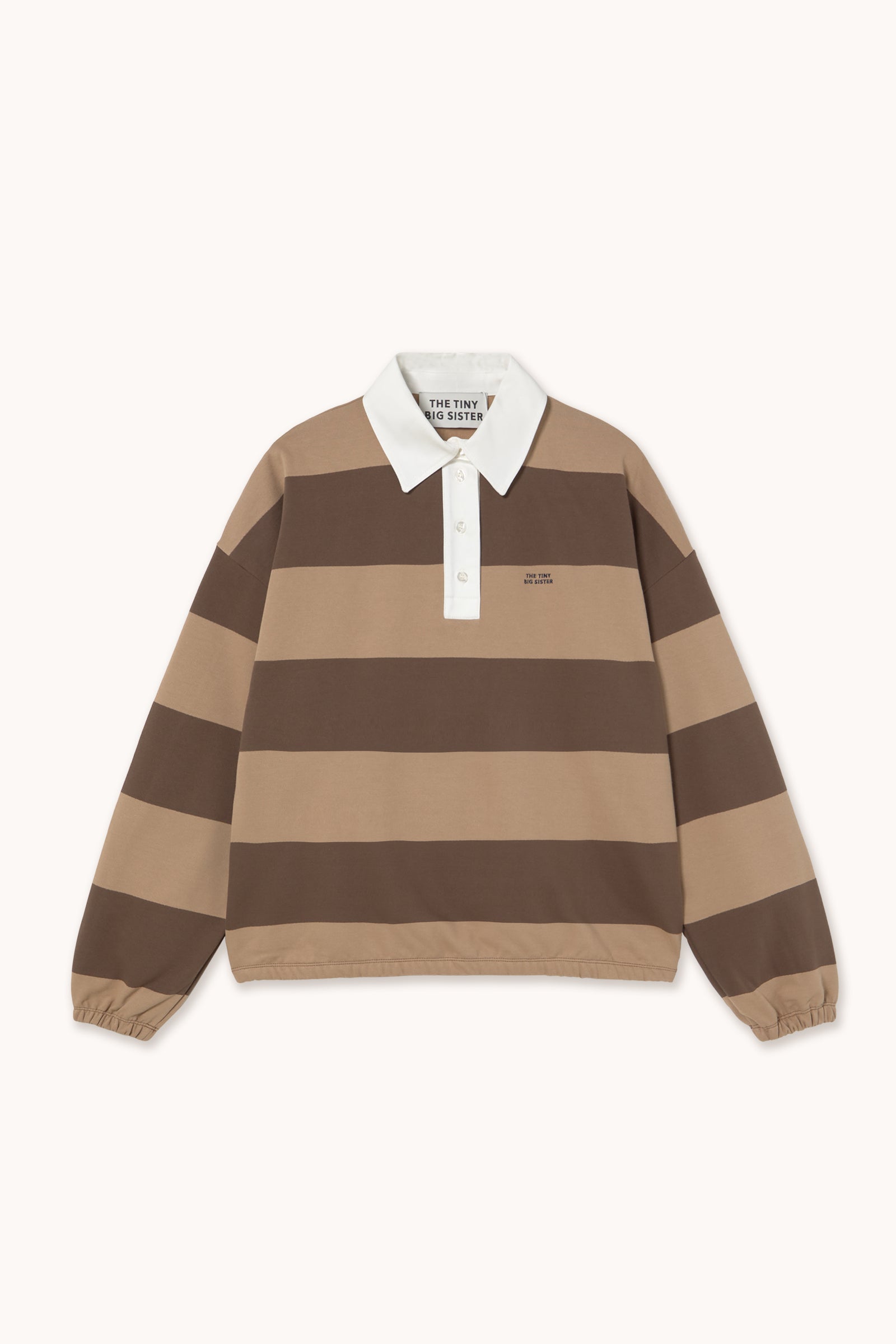 STRIPED SWEATSHIRT cacao/caramel