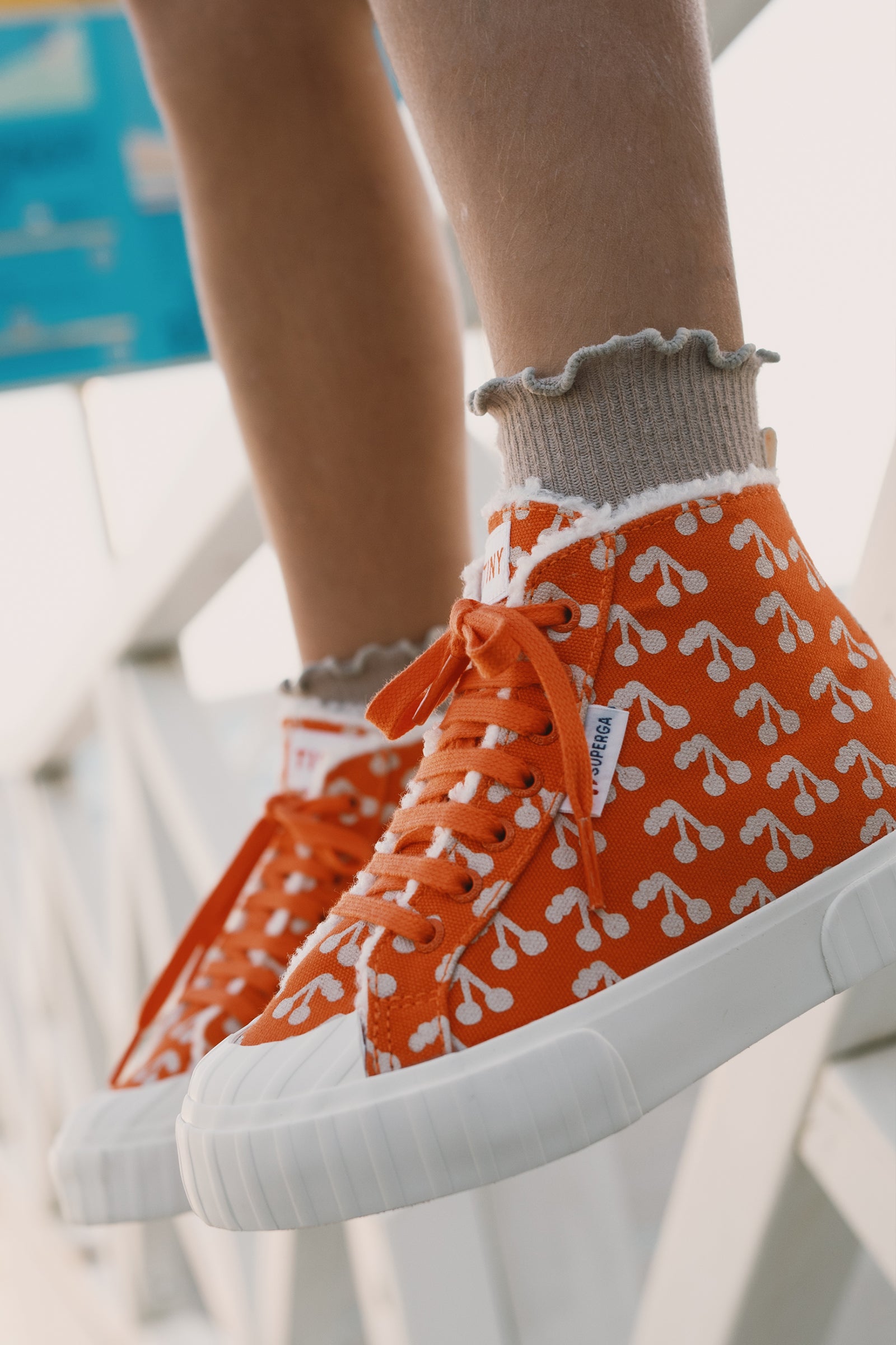 CHERRIES SNEAKERS summer red