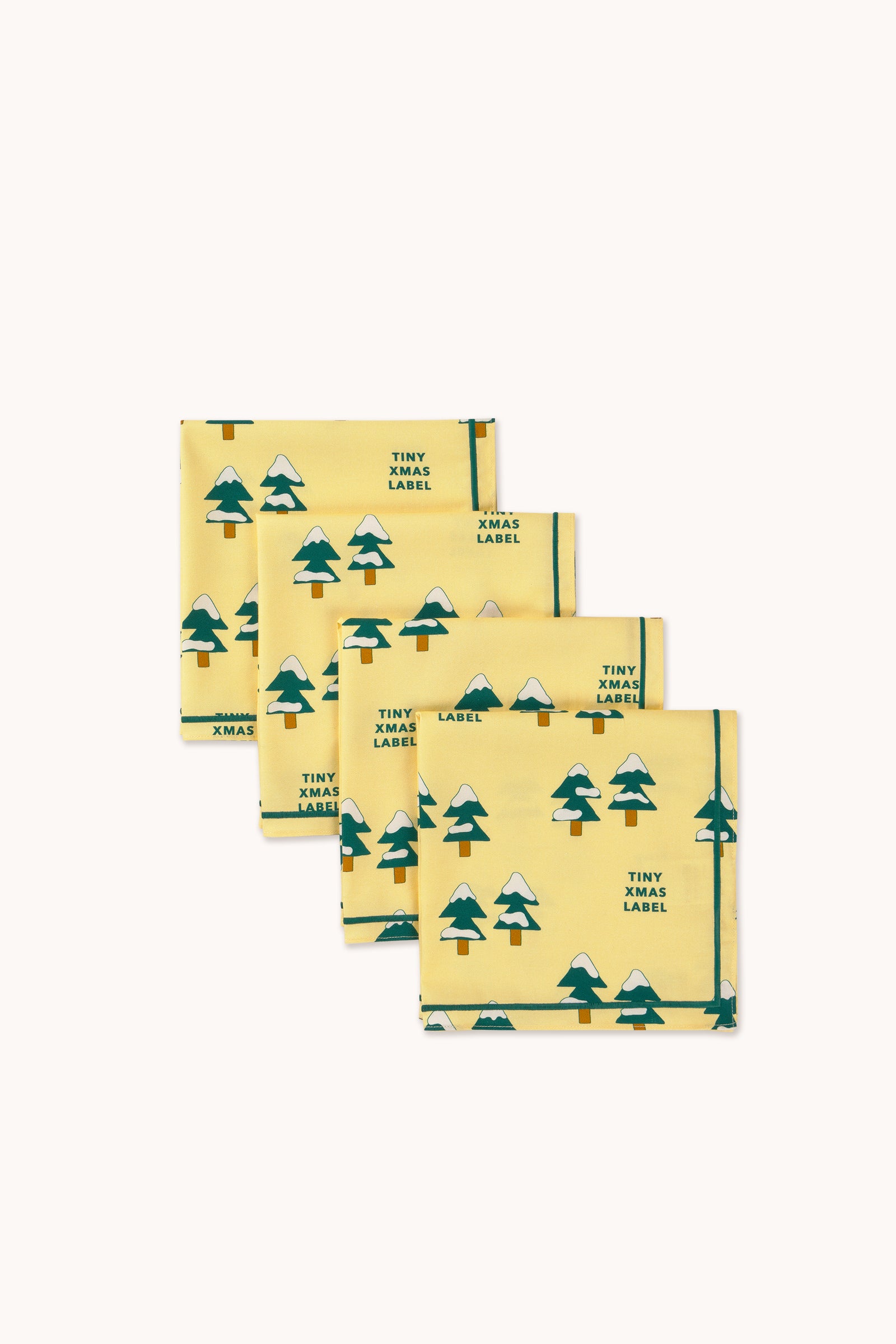 TREES NAPKINS SET mellow yellow