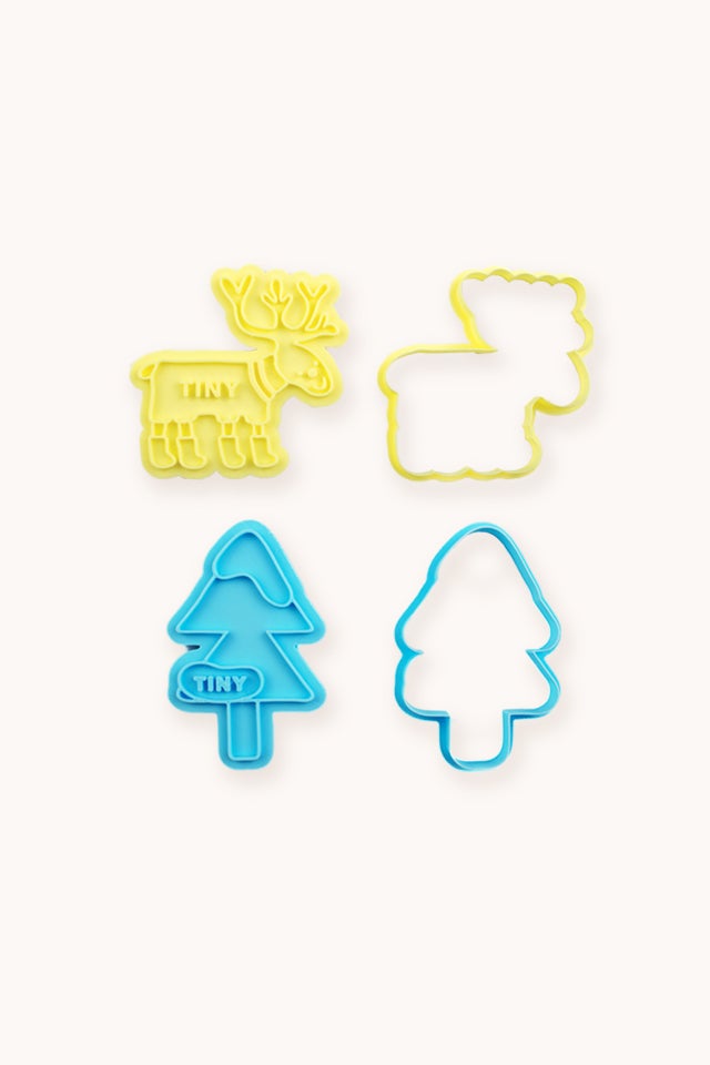 HOLIDAY COOKIE CUTTERS SET multicolor