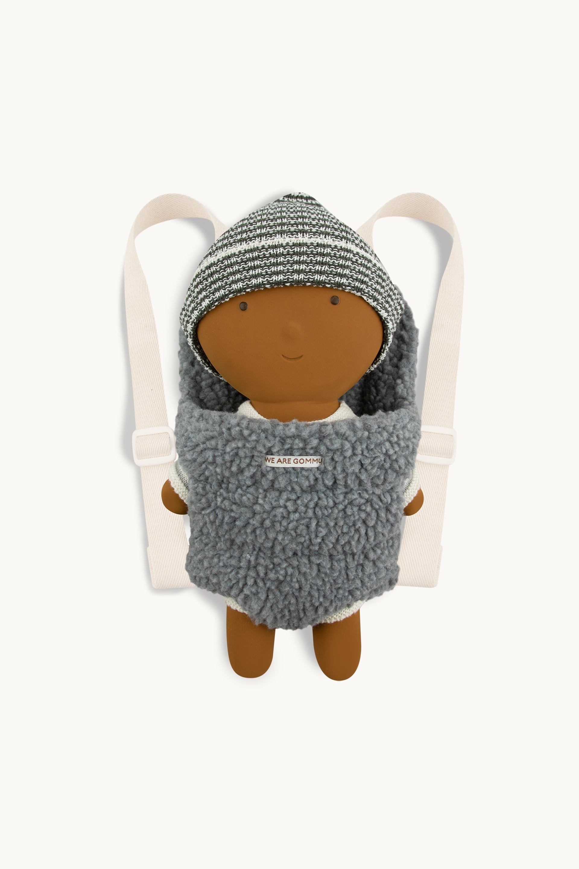 Mochila Portabebés Gommu Gris Sherpa DARK GREY