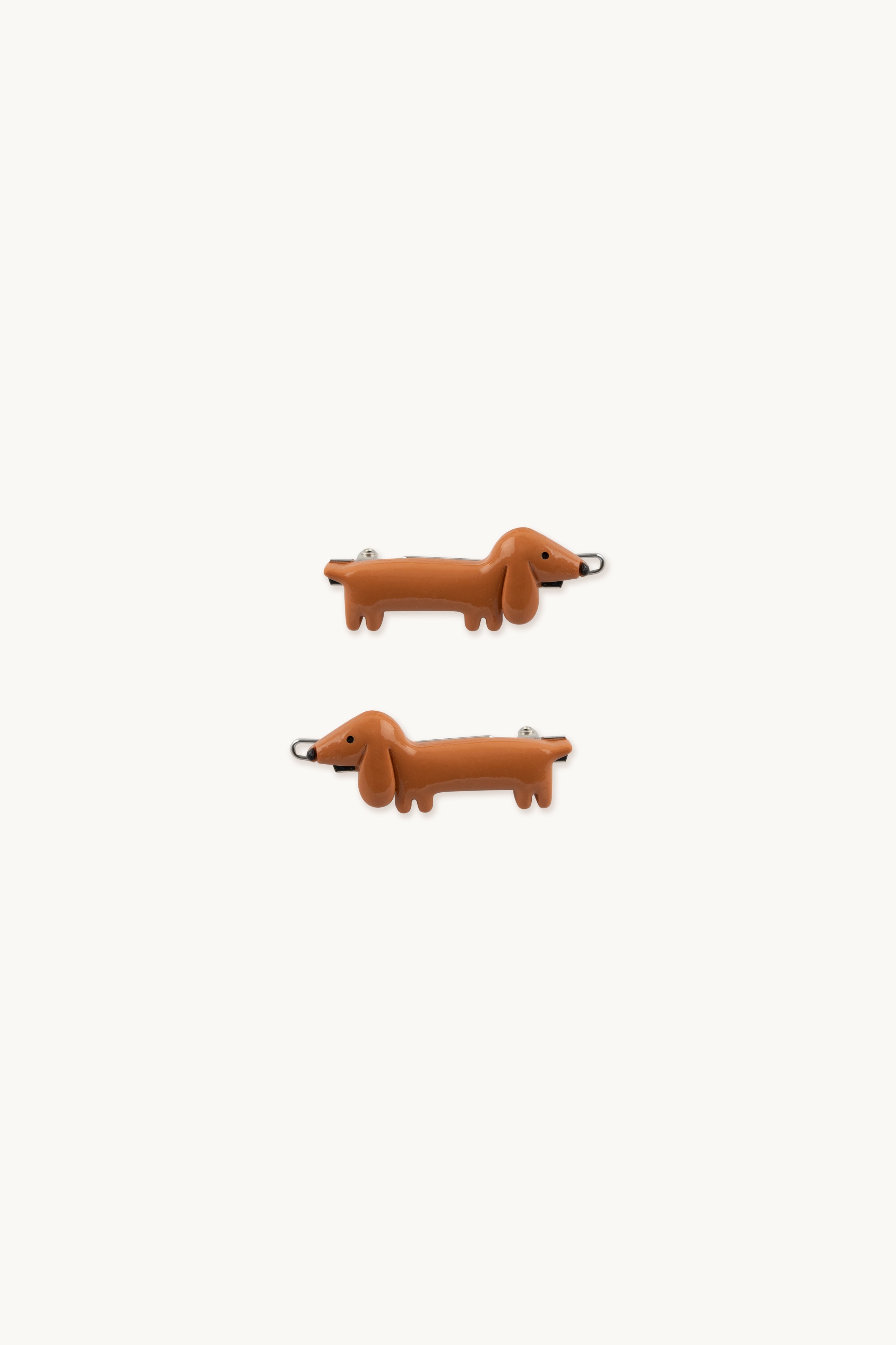 Gommu Dog Hair Clip Set CARAMEL