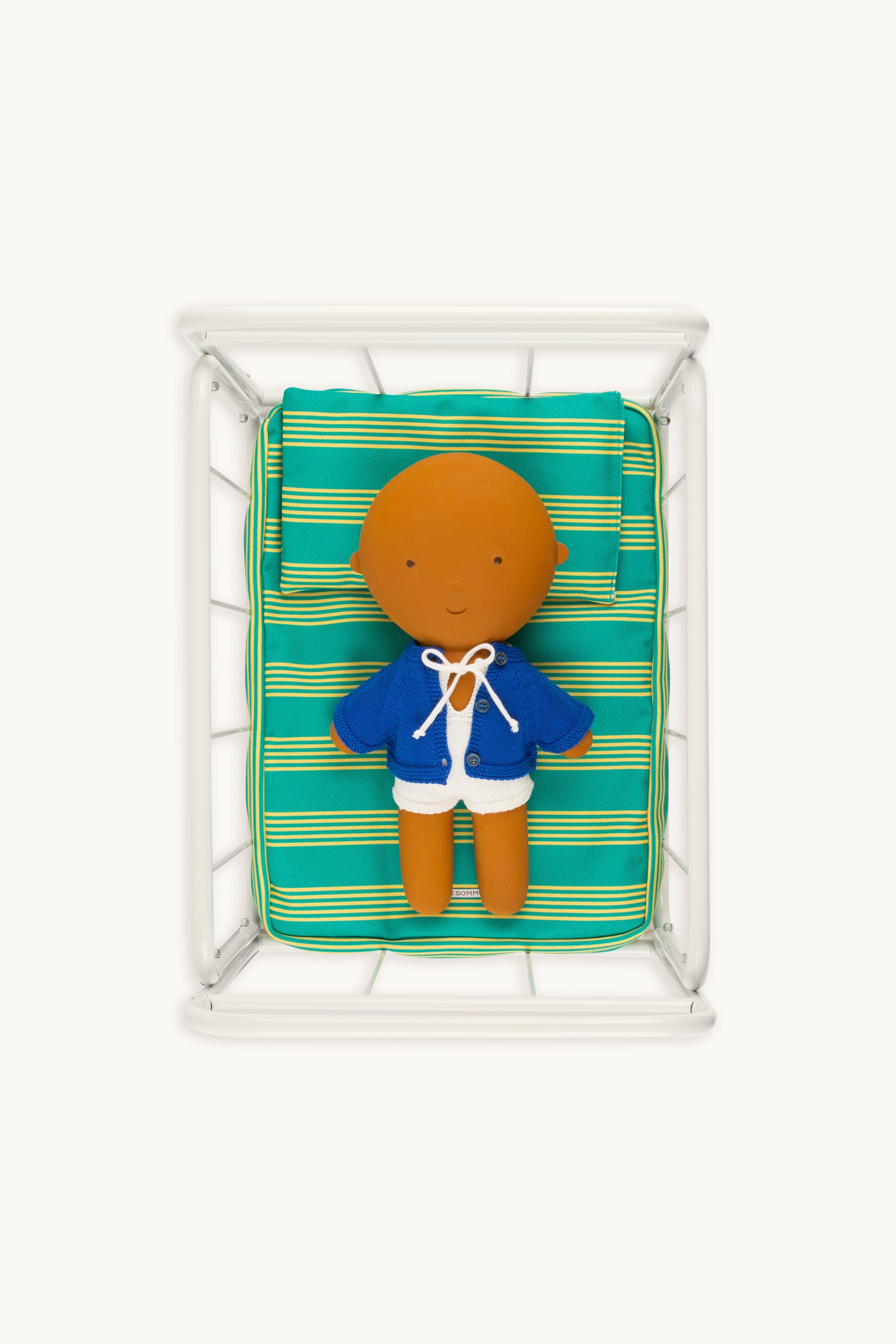 Gommu Big Striped Crib GREEN