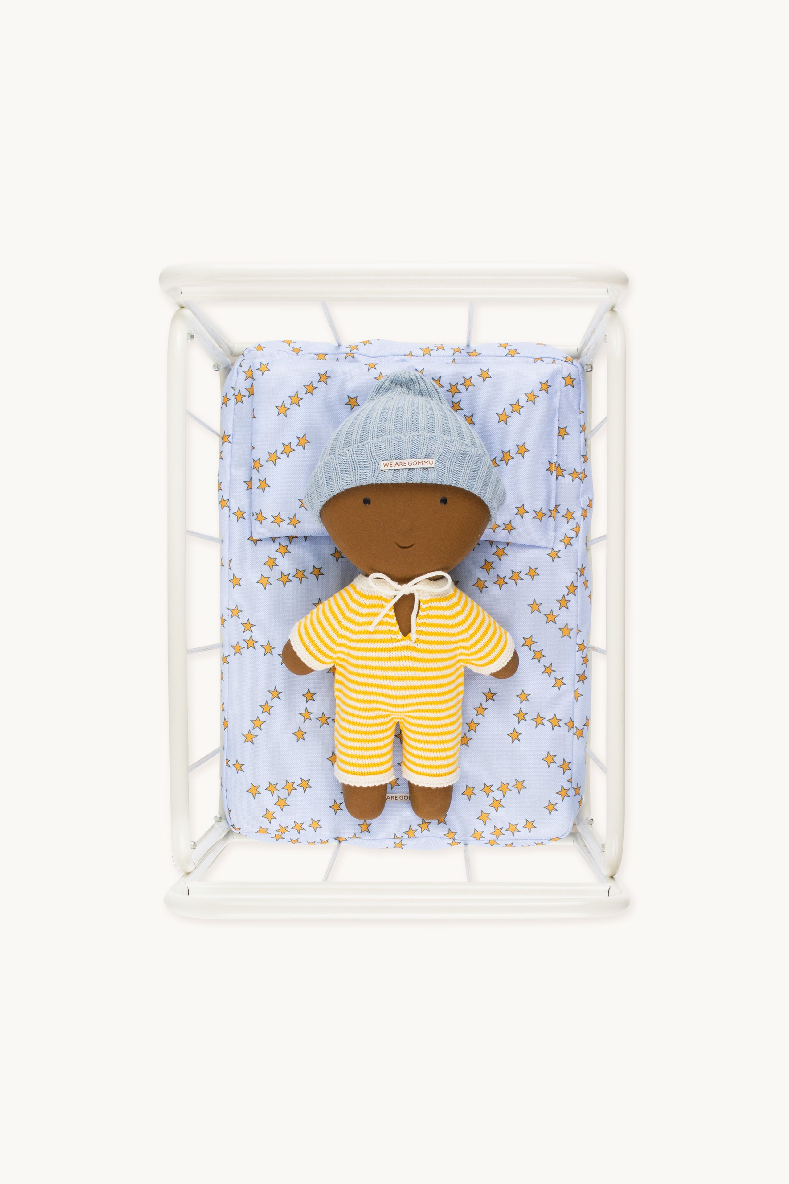 Gommu Big Stars Crib GREY
