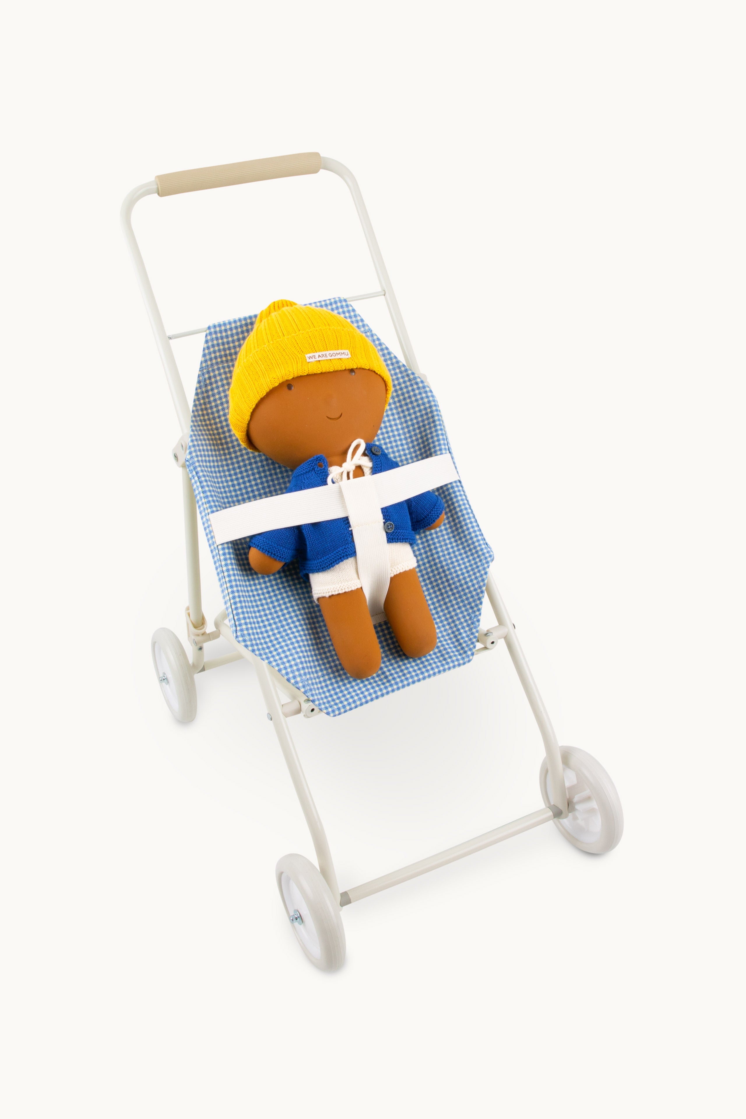 Gommu Big Vichy Stroller BLUE