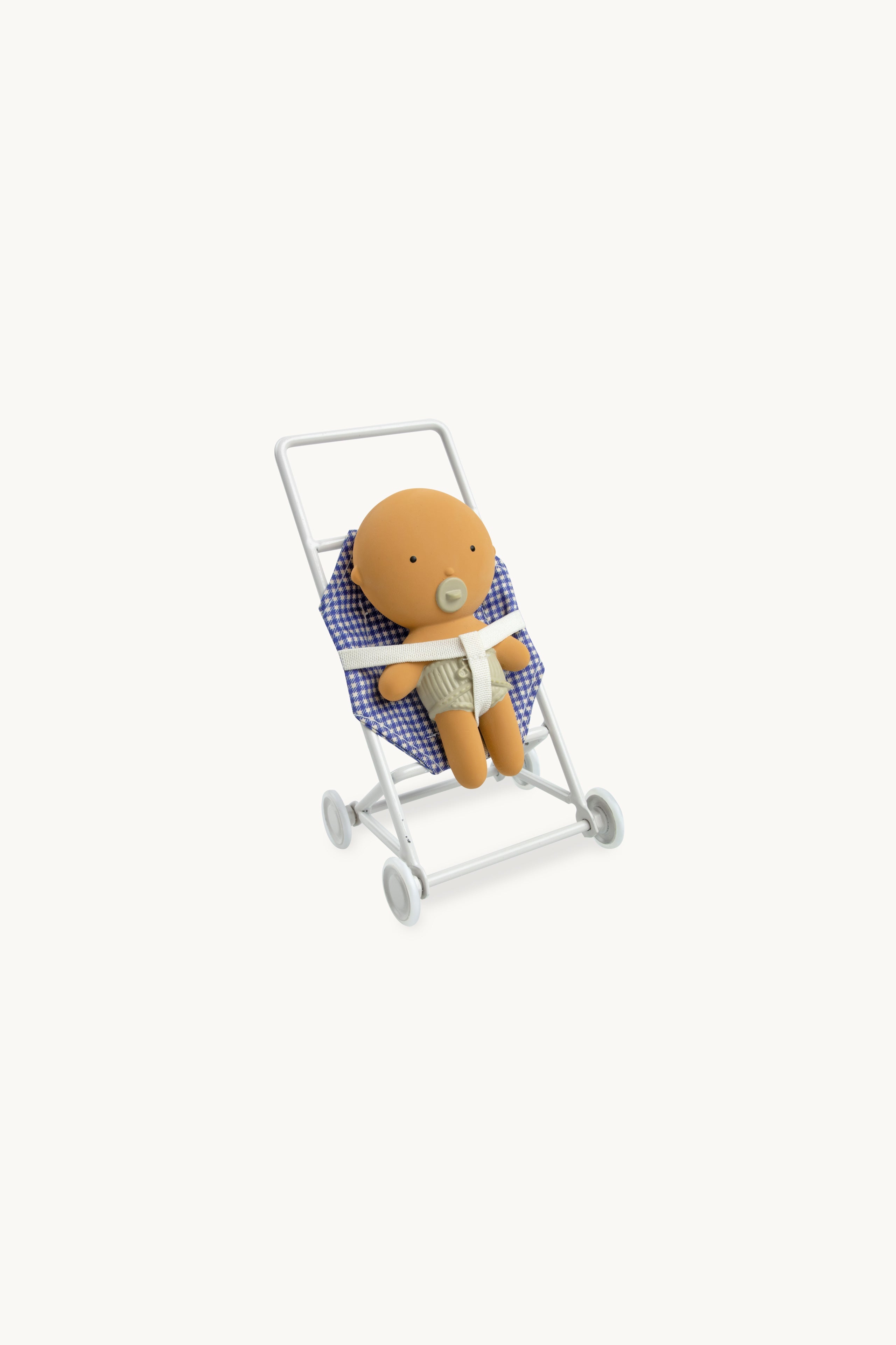 Gommu Pocket Vichy Stroller BLUE