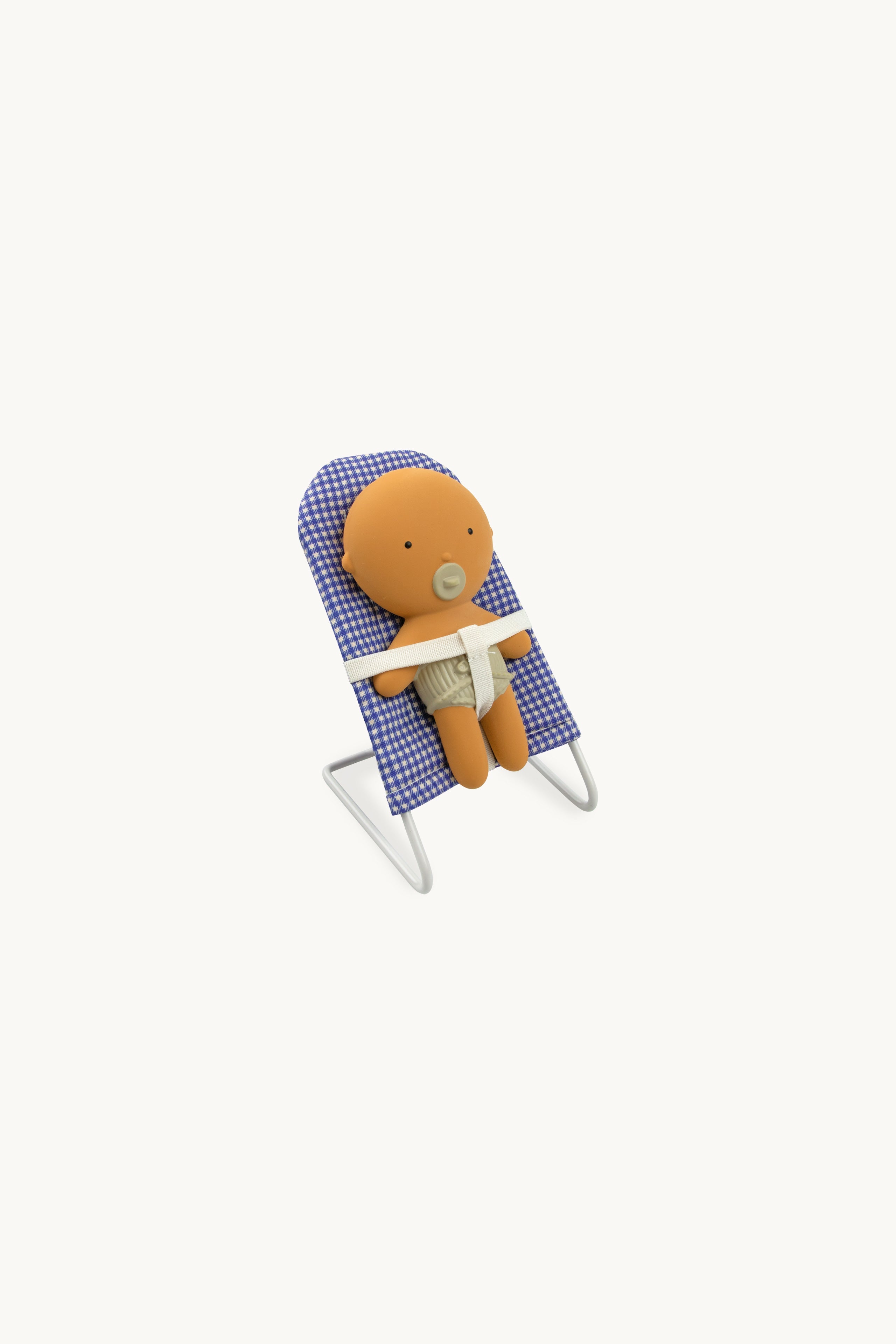 Gommu Pocket Vichy Bouncing Chair BLUE