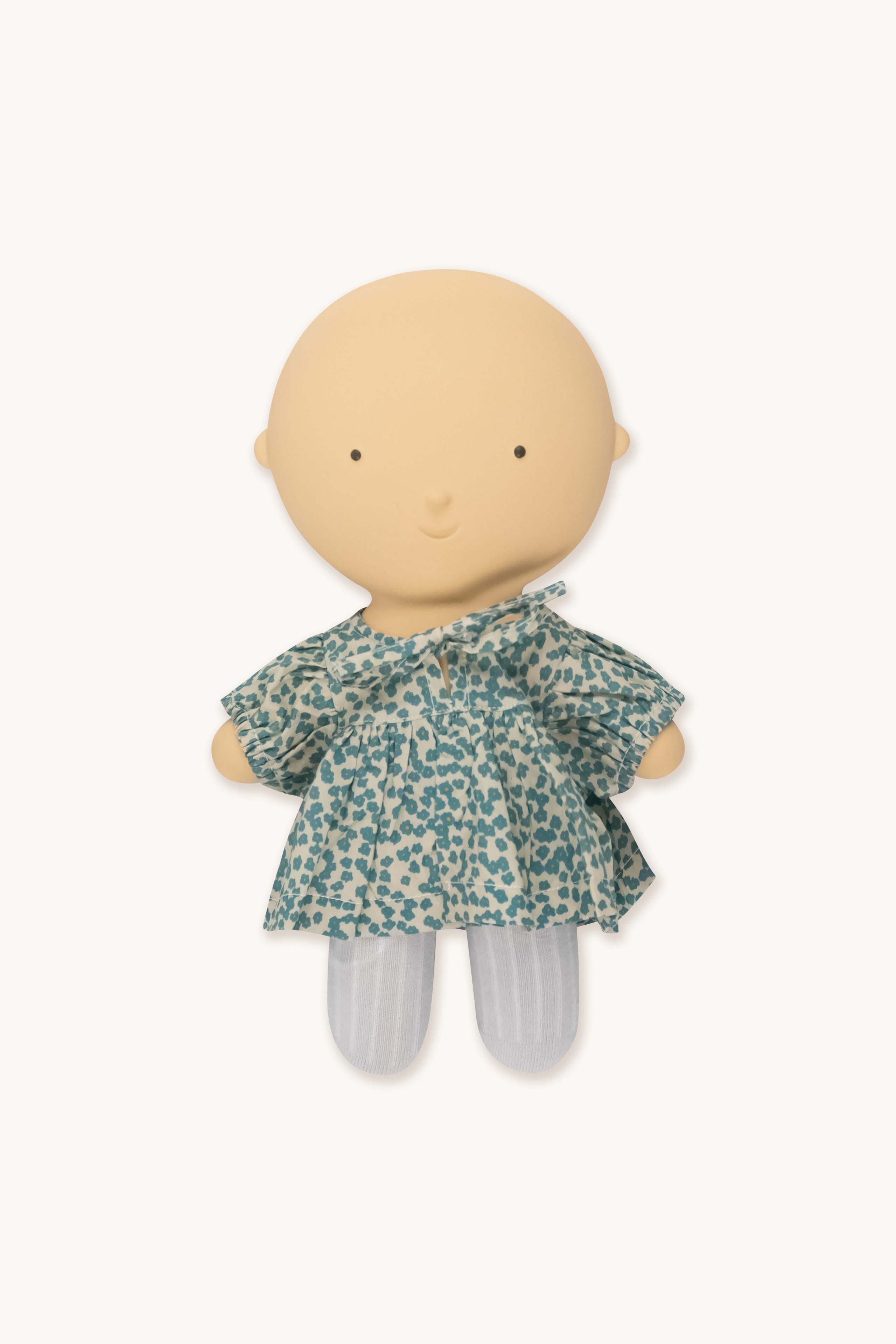 Gommu Green Flowers Dress & Tights  SOFT GREEN/SAND