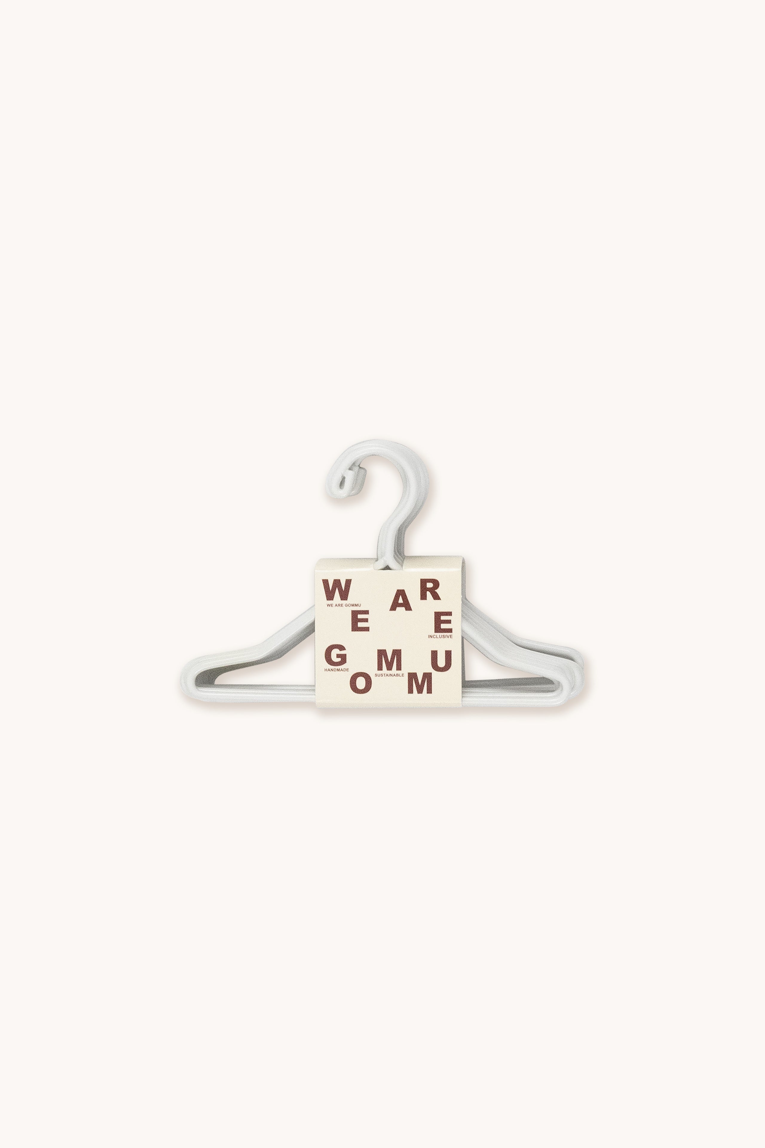 Gommu Hangers Pack of 10 units CREAM