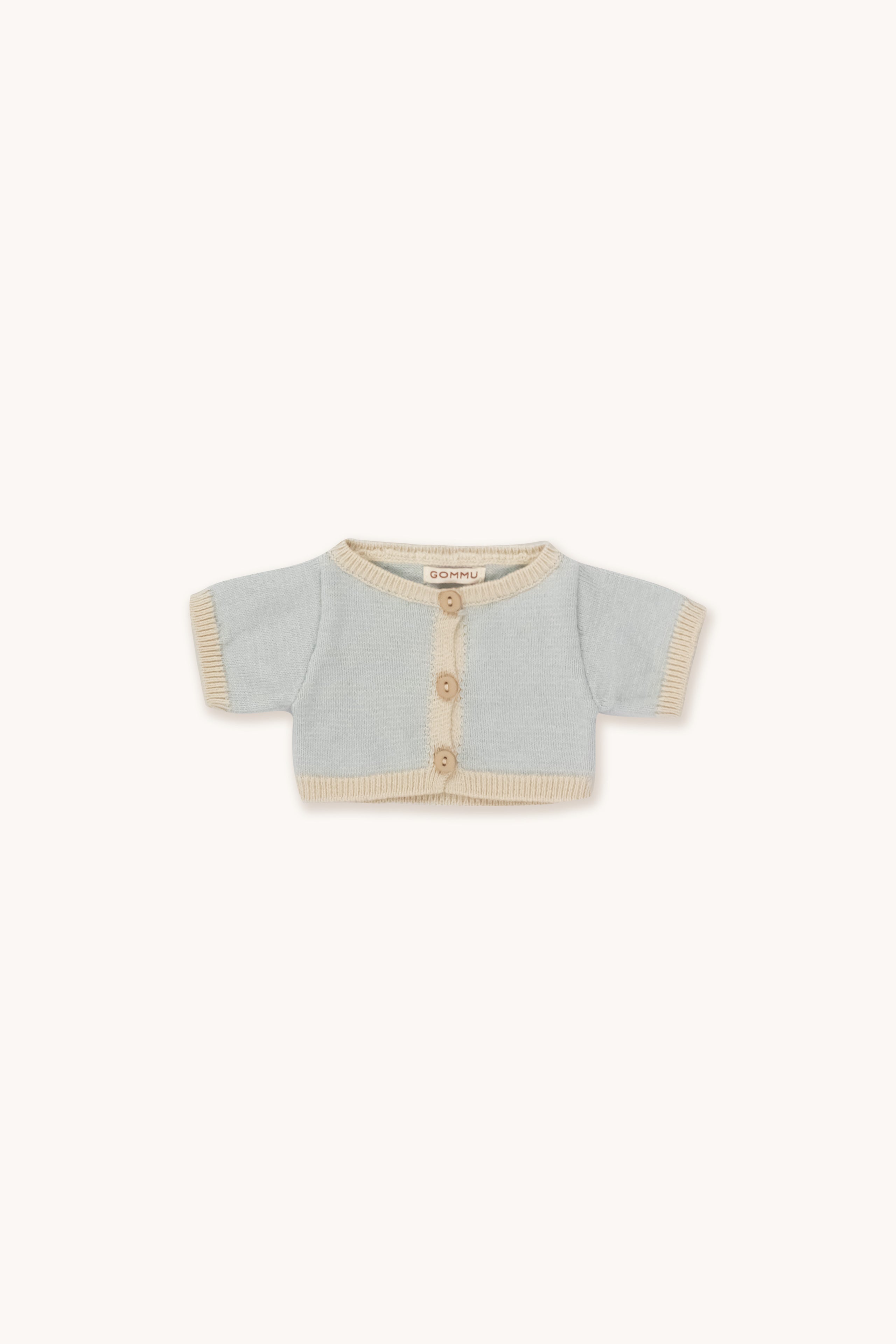 Gommu Micro Stripes Cardigan  BLUE SKY/SAND