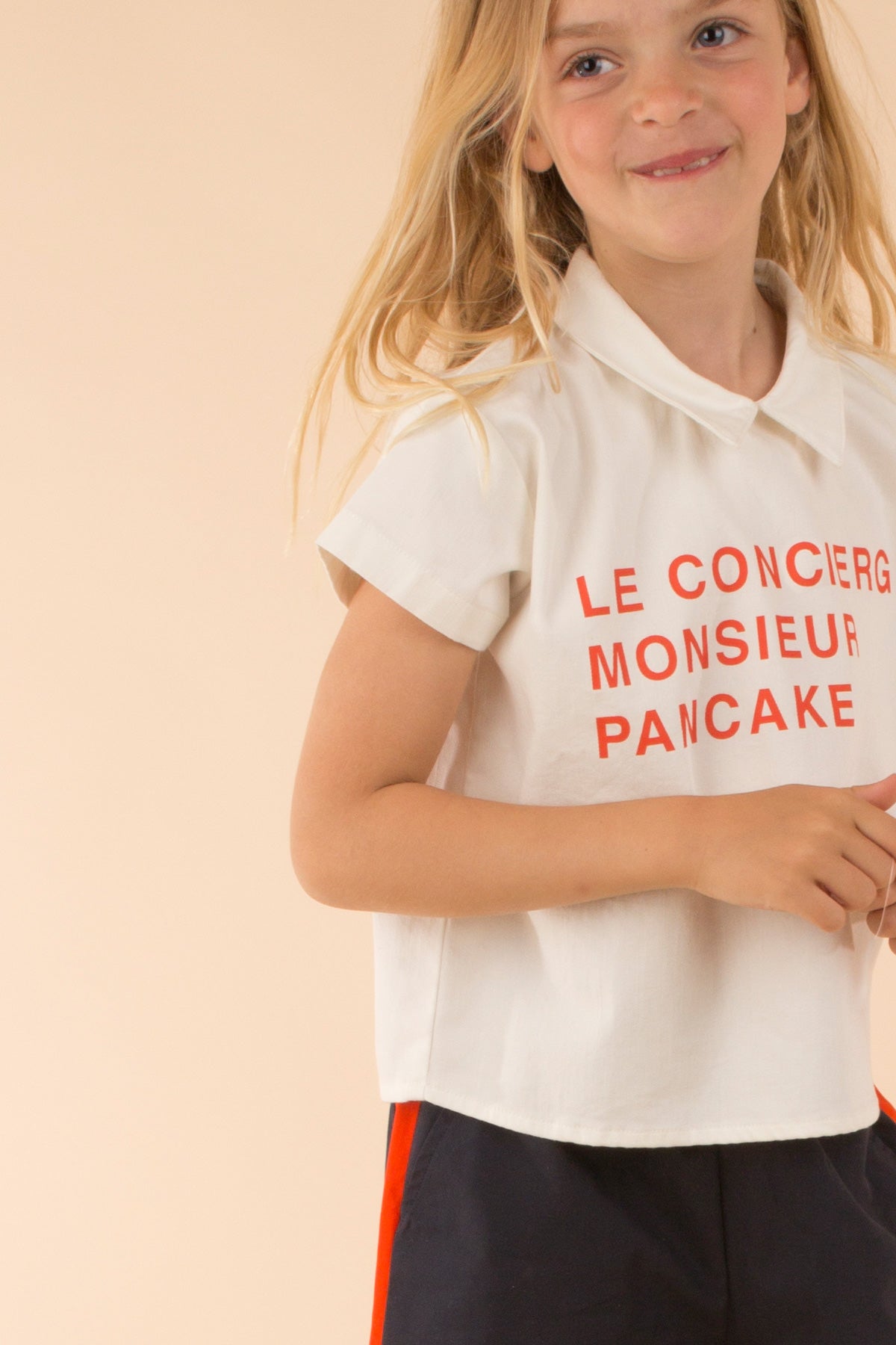 Camiseta denim off-white