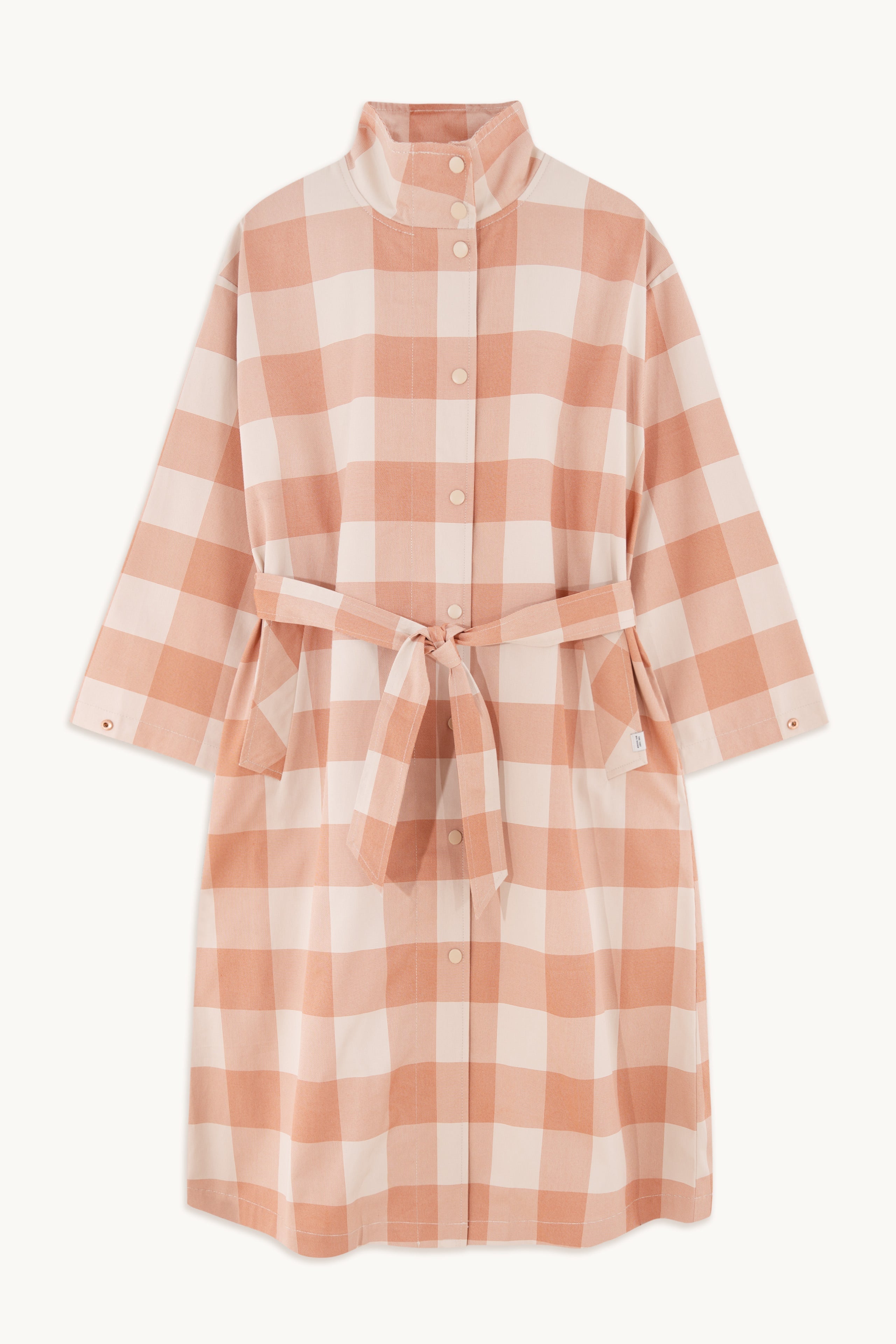 Abrigo Check dark vanilla/brown