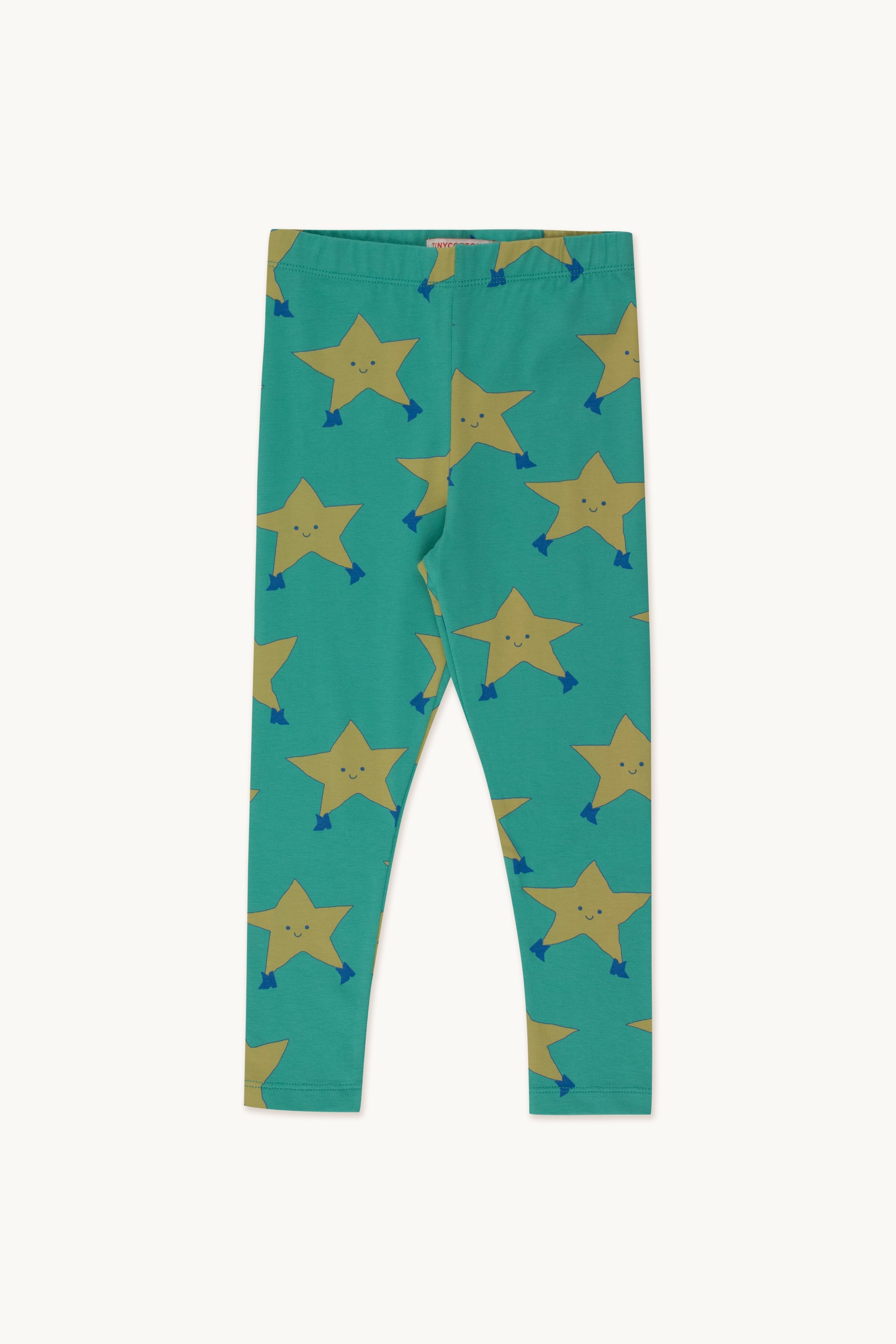 Dancing stars leggings emerald