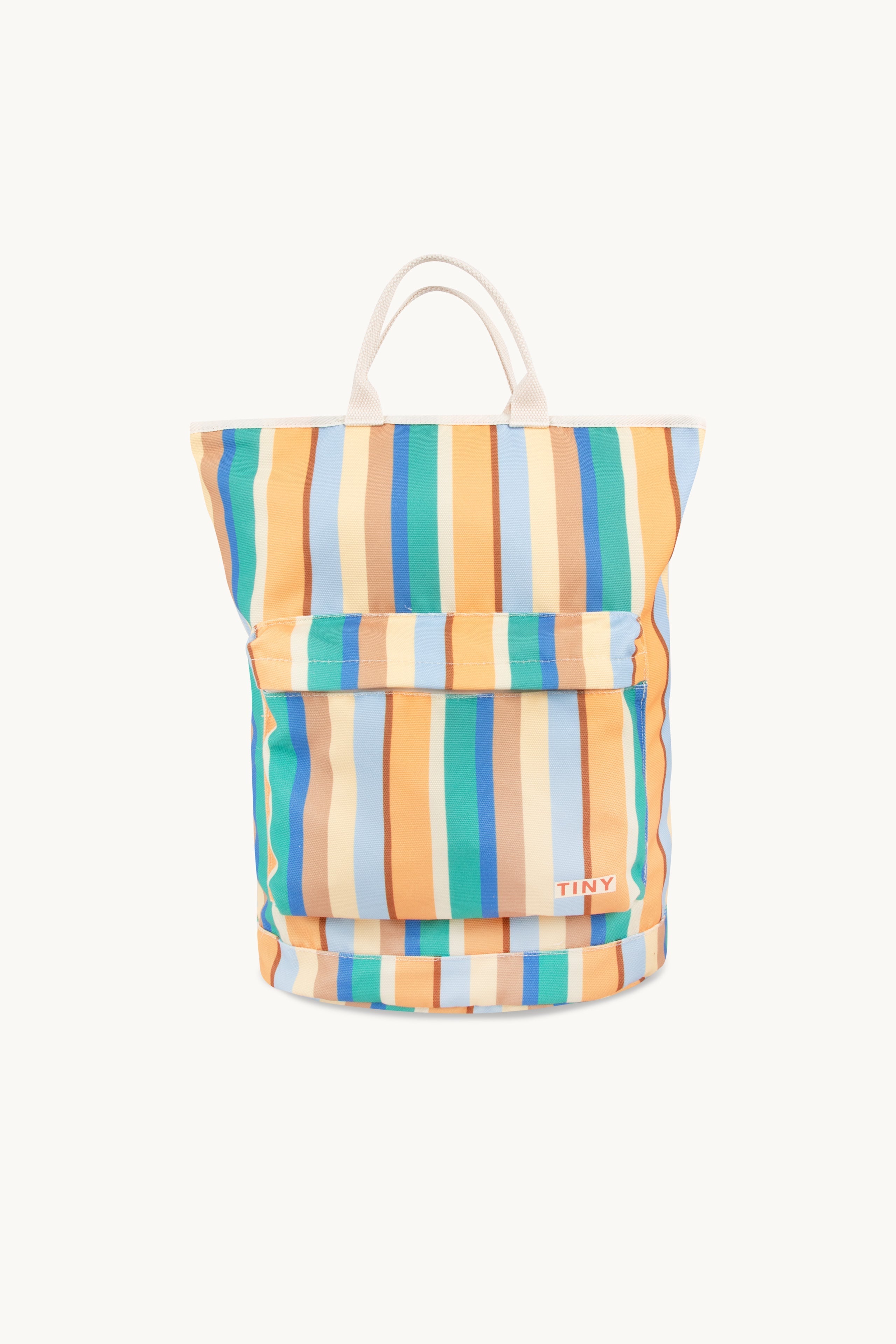 Multicolor Stripes Totepack multicolor