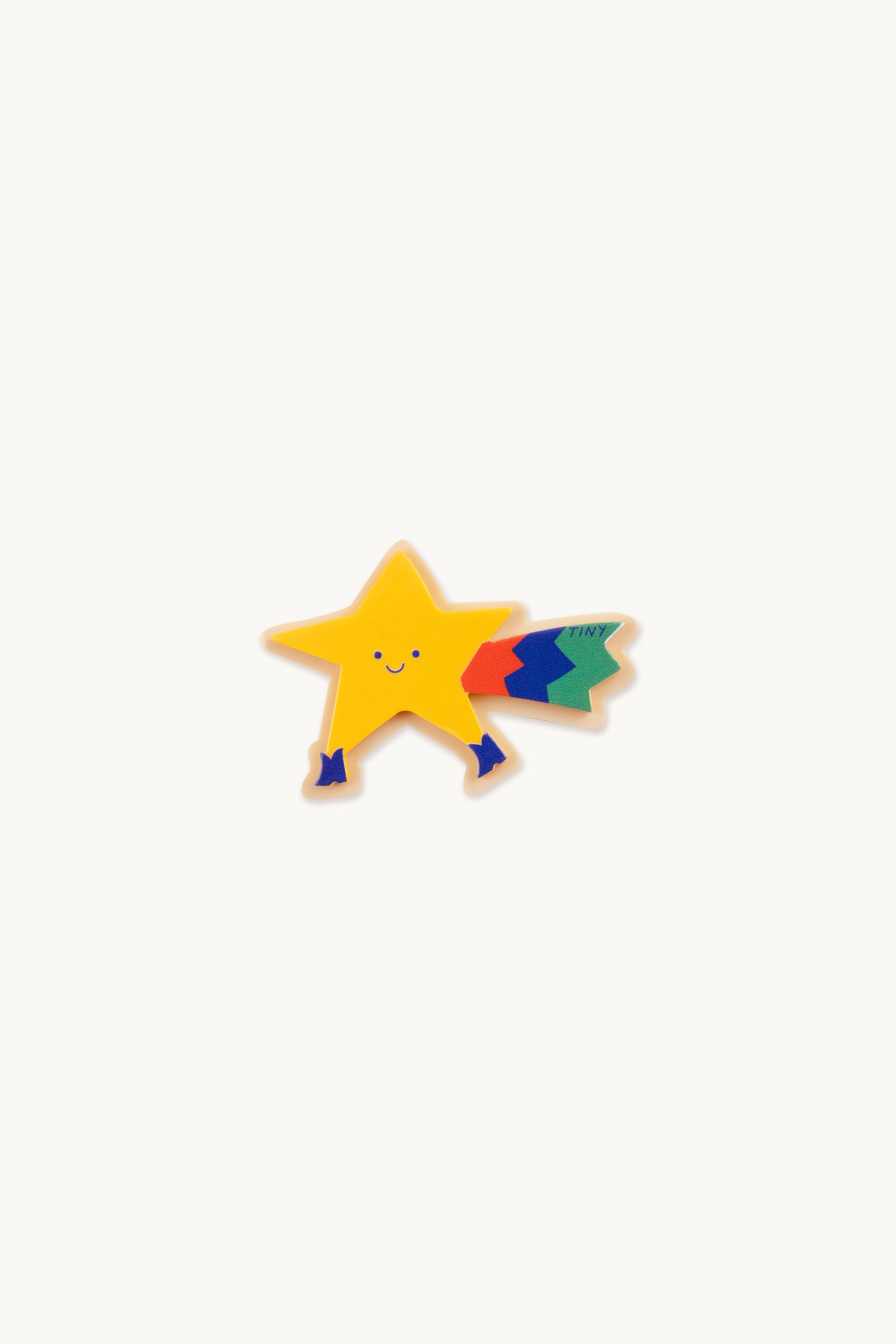Dancing star big clip yellow