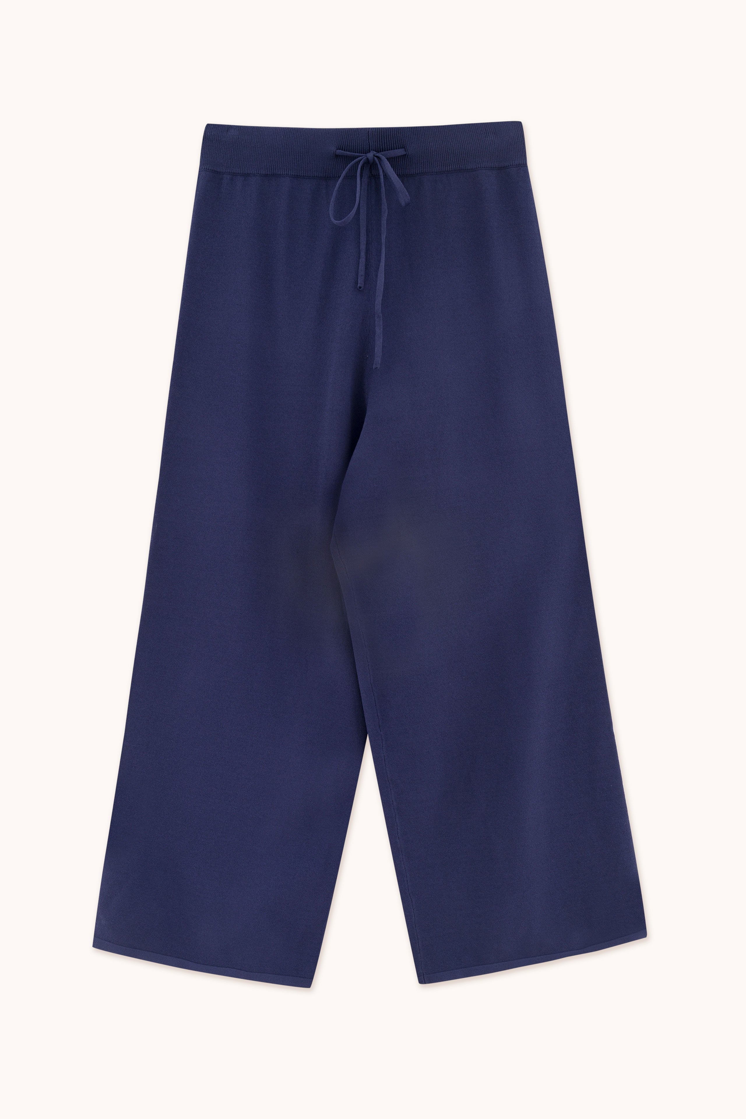 Knitted trousers navy