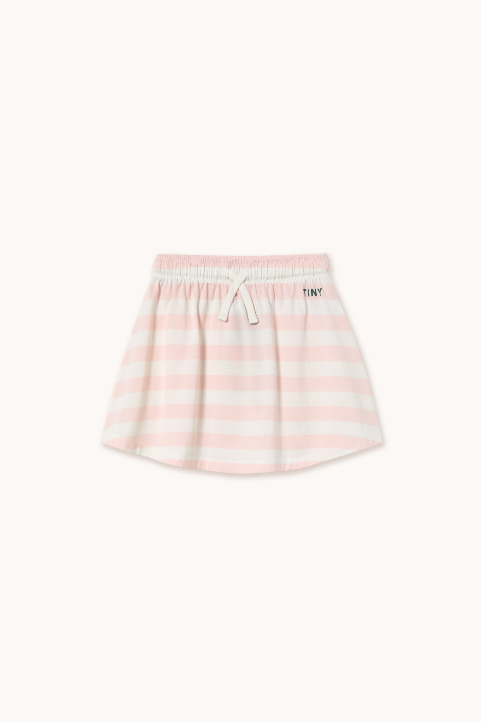 STRIPES SKIRT pastel pink/off-white
