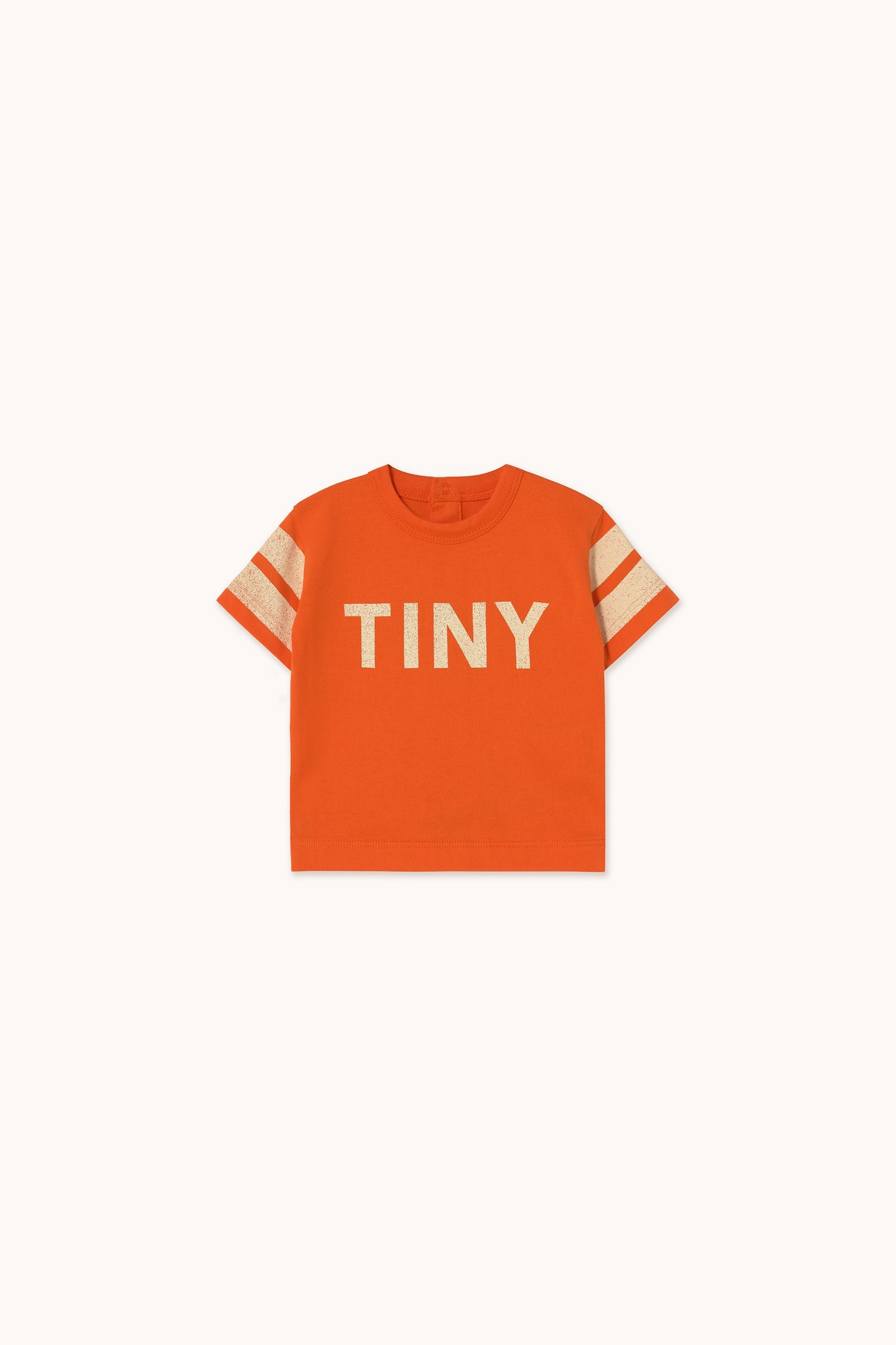 STRIPES LOGO BABY TEE summer red