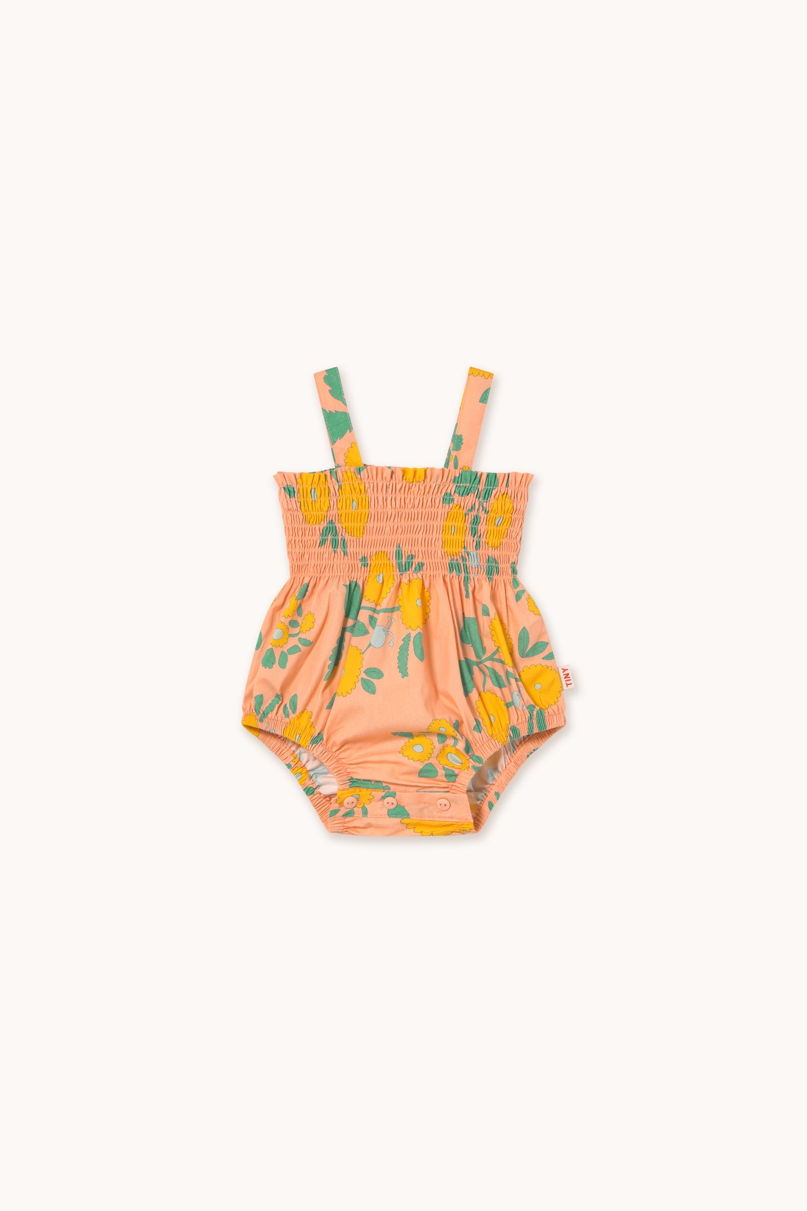 FLOWERS WOVEN BODY papaya