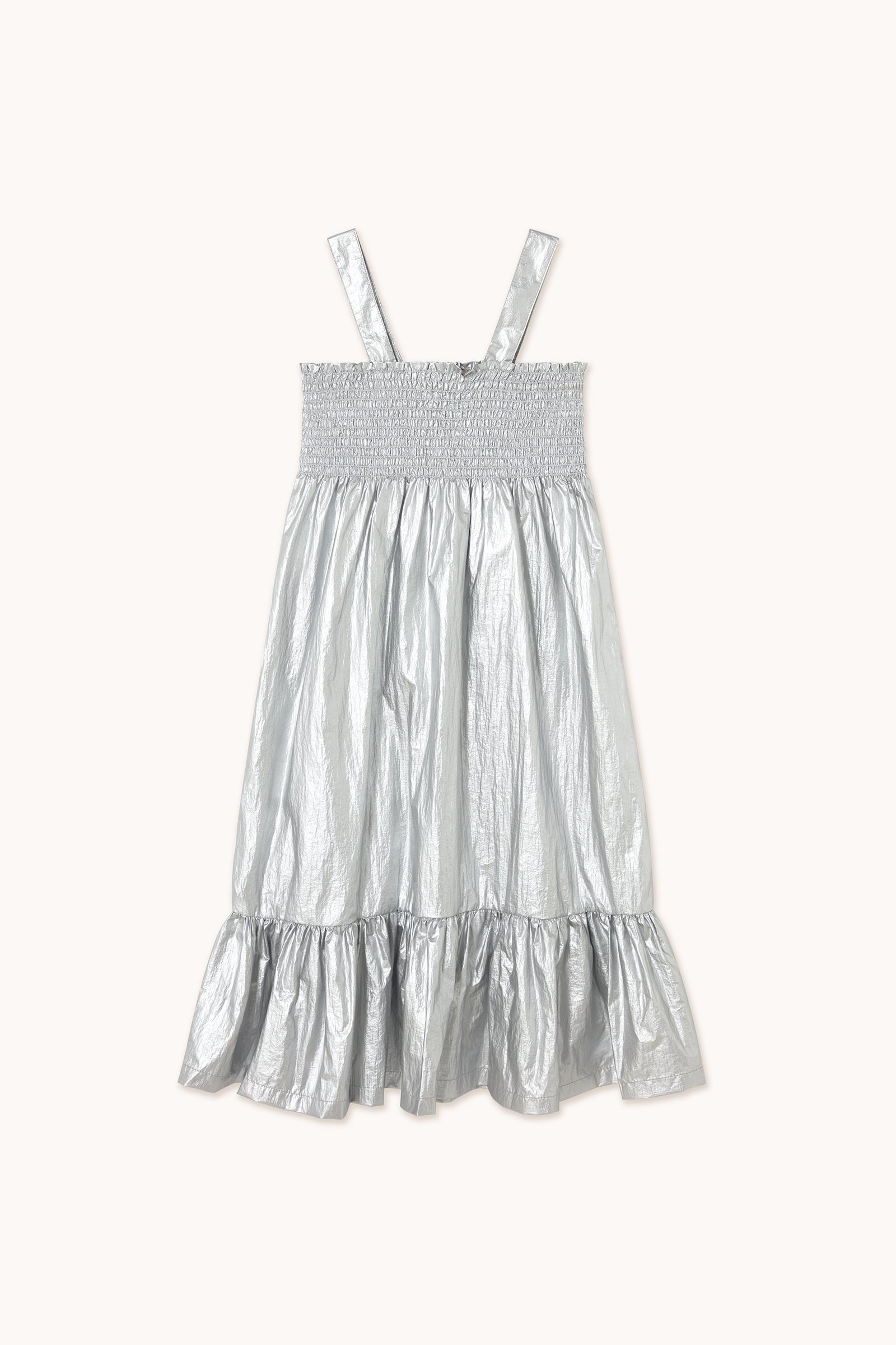 METALLIC DRESS silver metallic