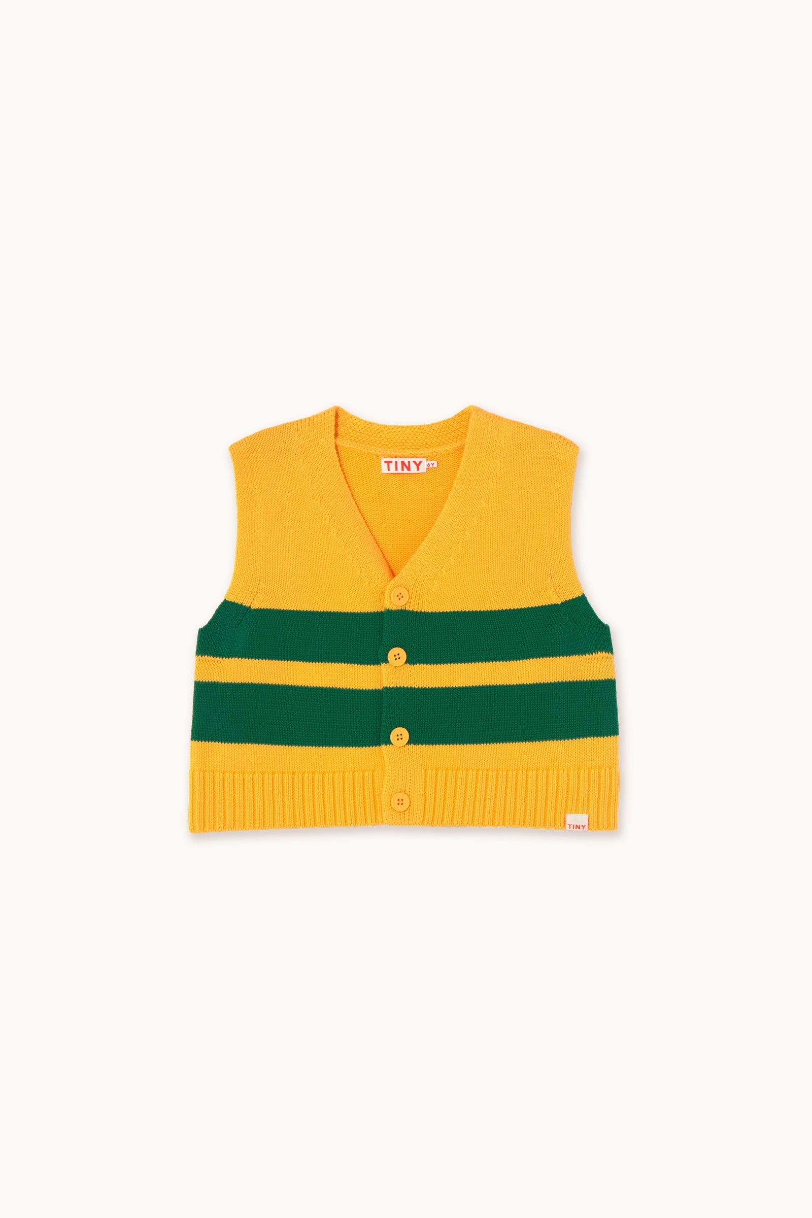 STRIPES VEST yellow