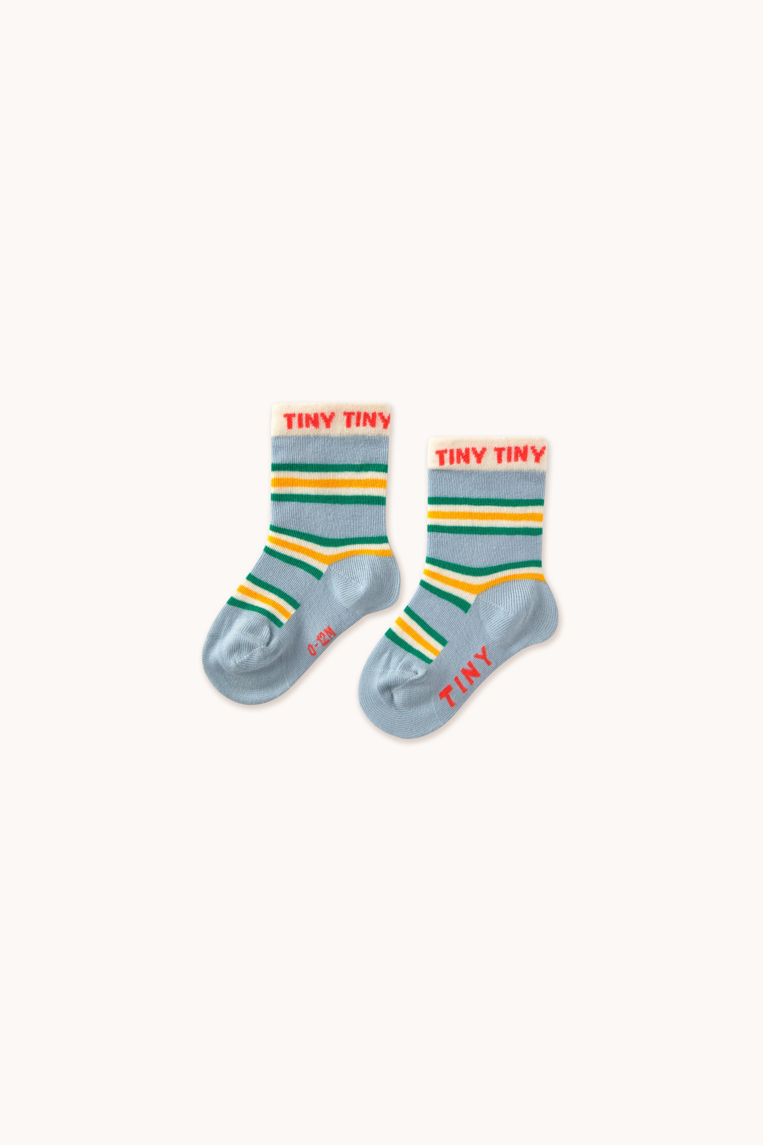 MULTICOLOR STRIPES MEDIUM SOCKS warm grey