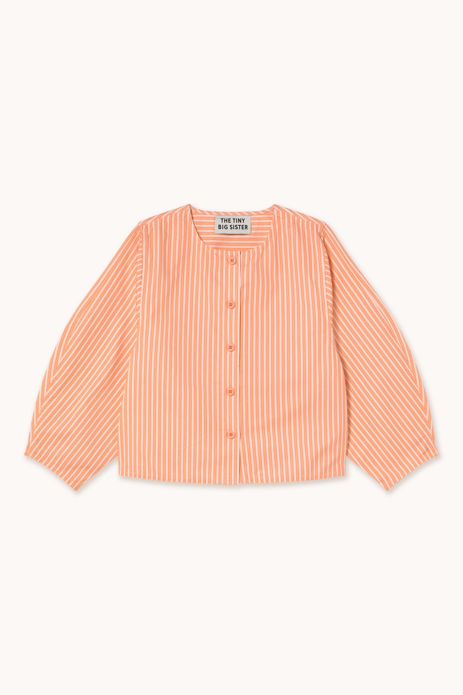 CHAQUETA A RAYAS pastel pink/papaya