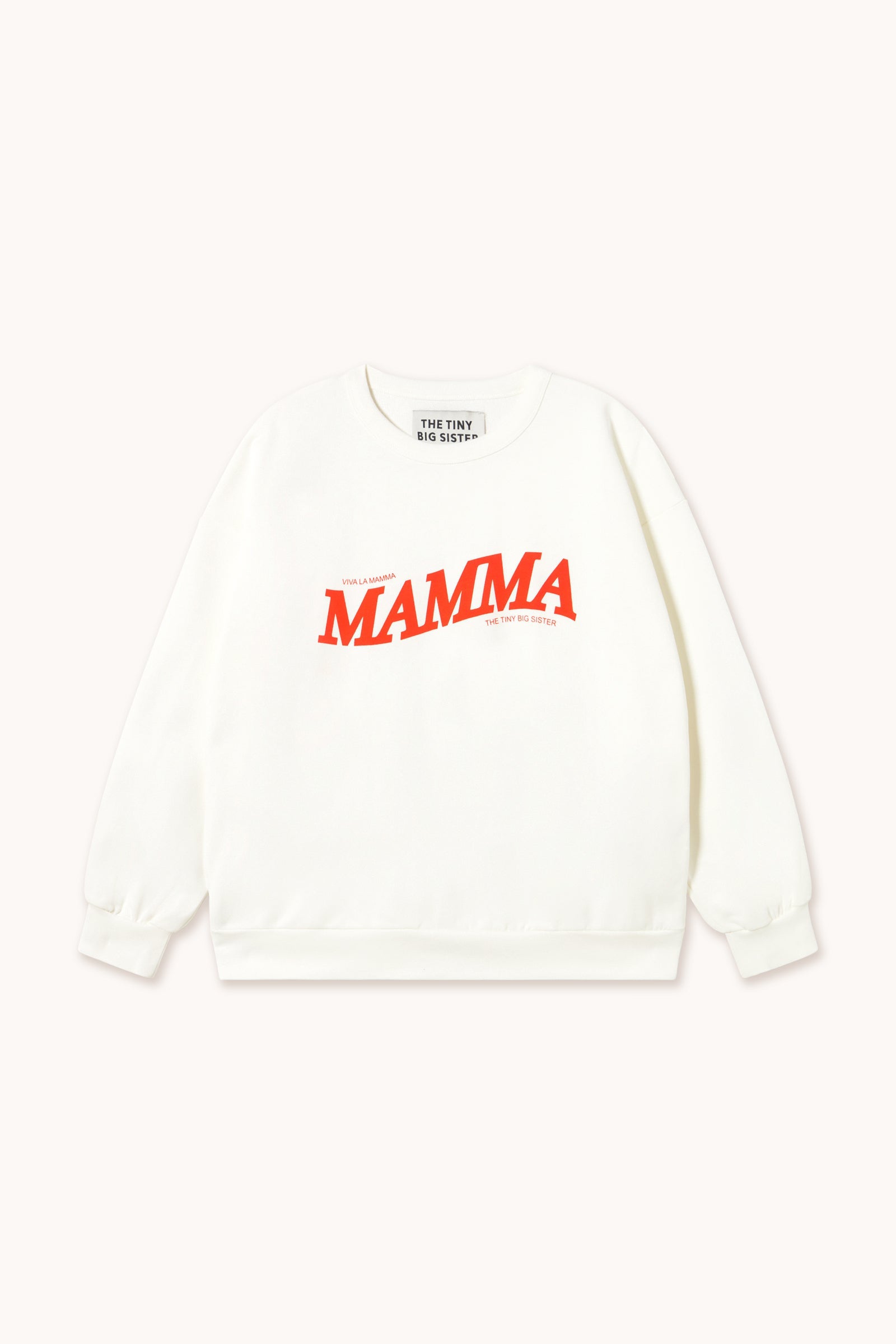 SUDADERA “VIVA LA MAMMA” off-white