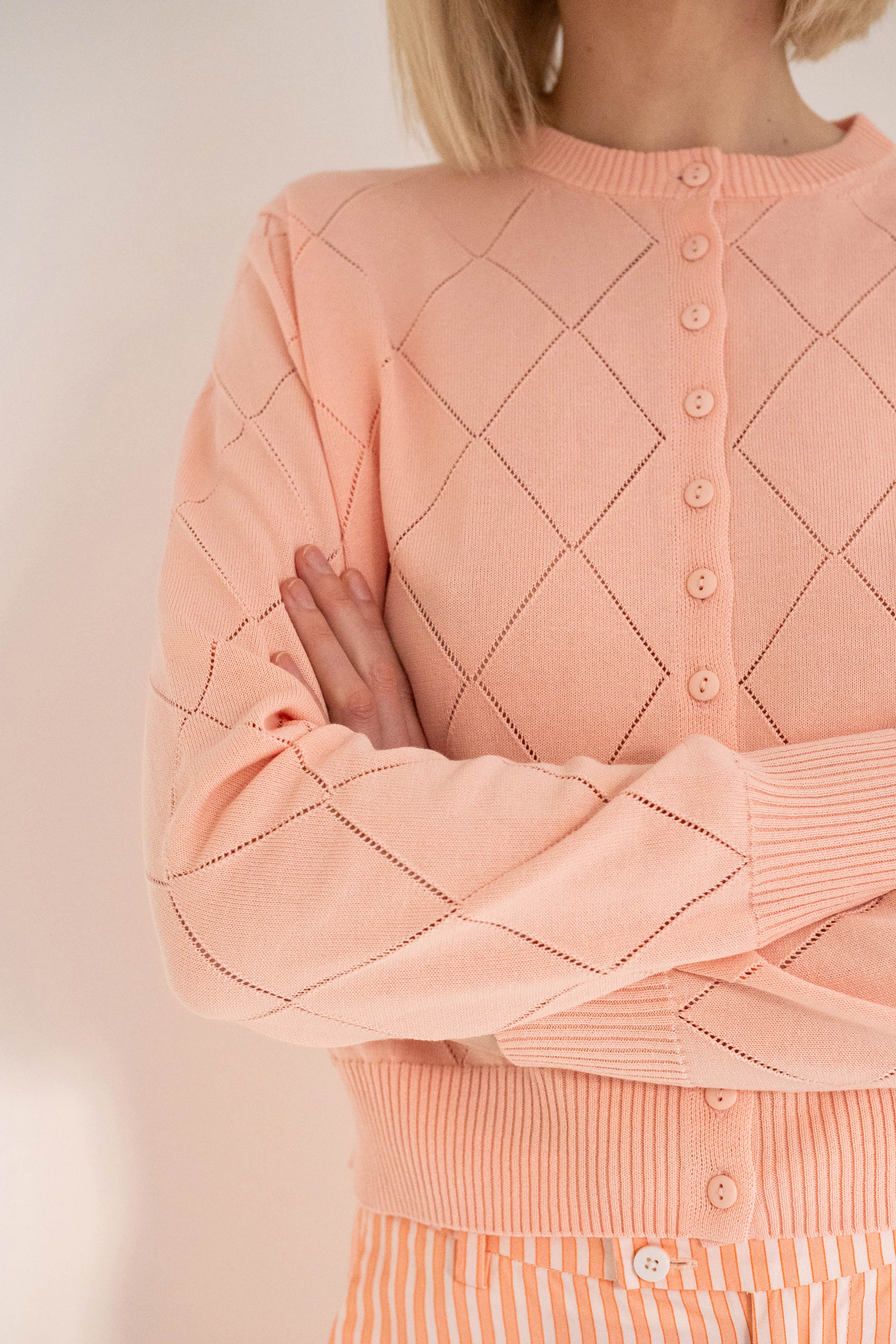CÁRDIGAN LARA DIAMOND medium pink