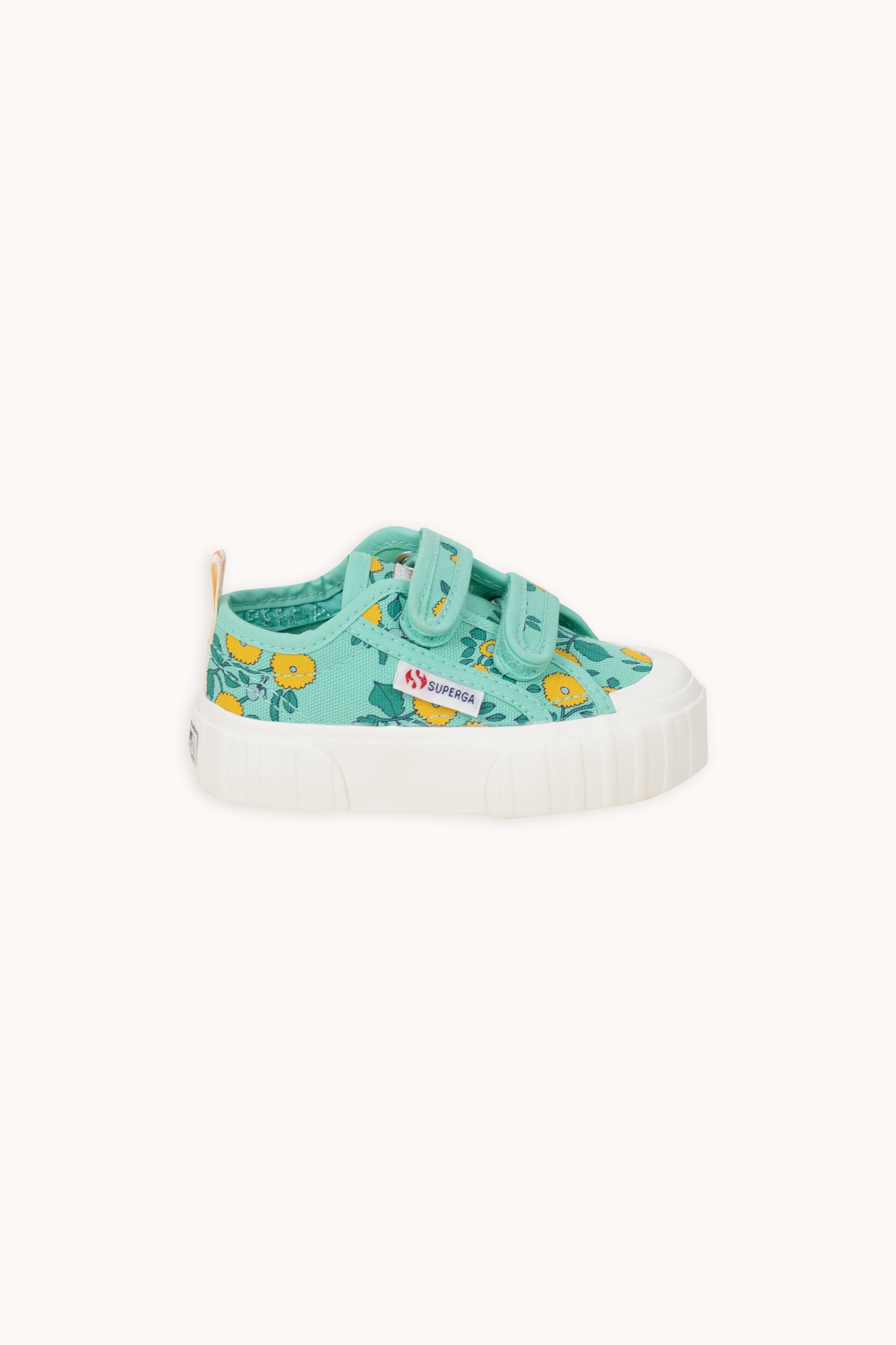 Flowers Sneakers washed emerald