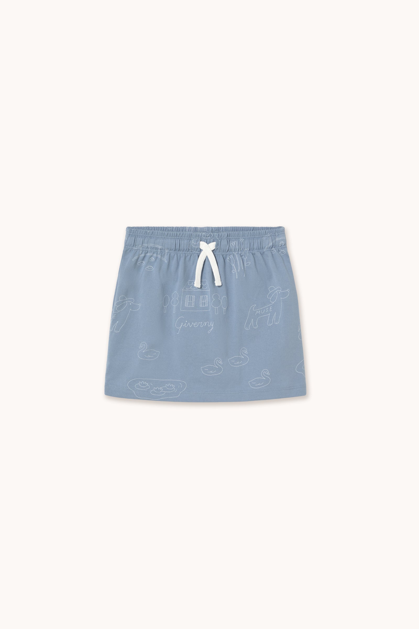 TINY GIVERNY KNITTED SKIRT grey