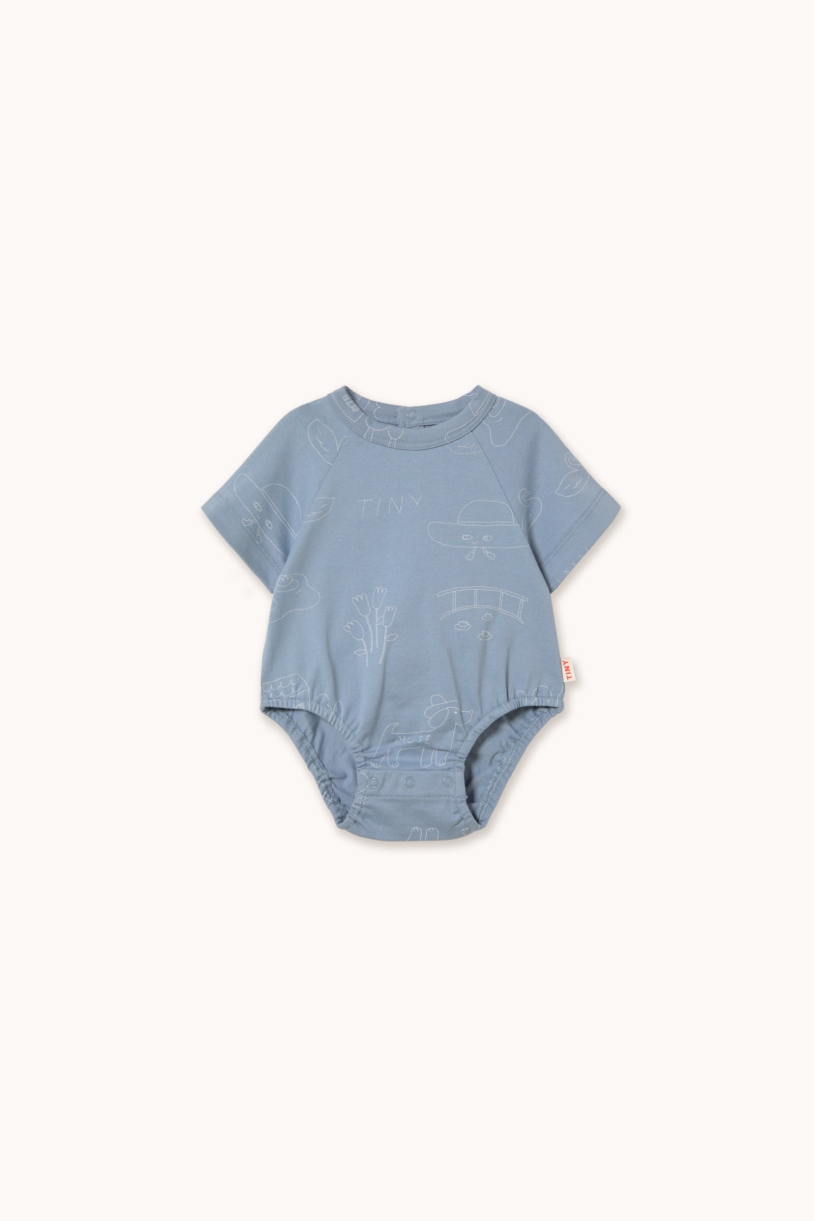 TINY GIVERNY KNITTED BODY grey