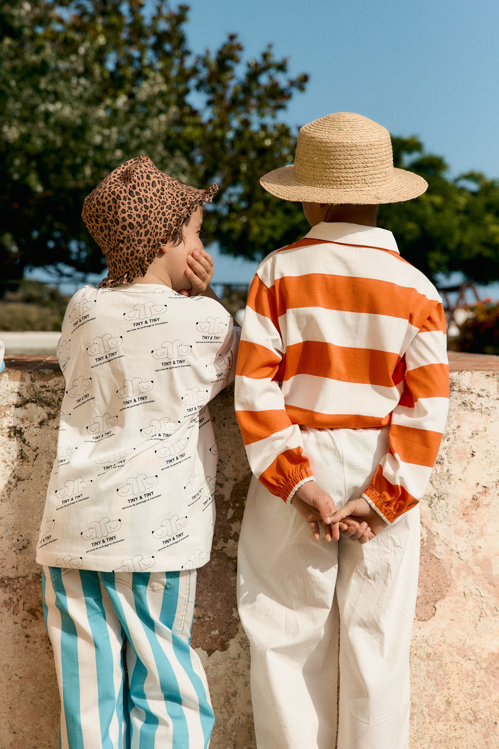 TINY & TINY KNITTED TEE off-white