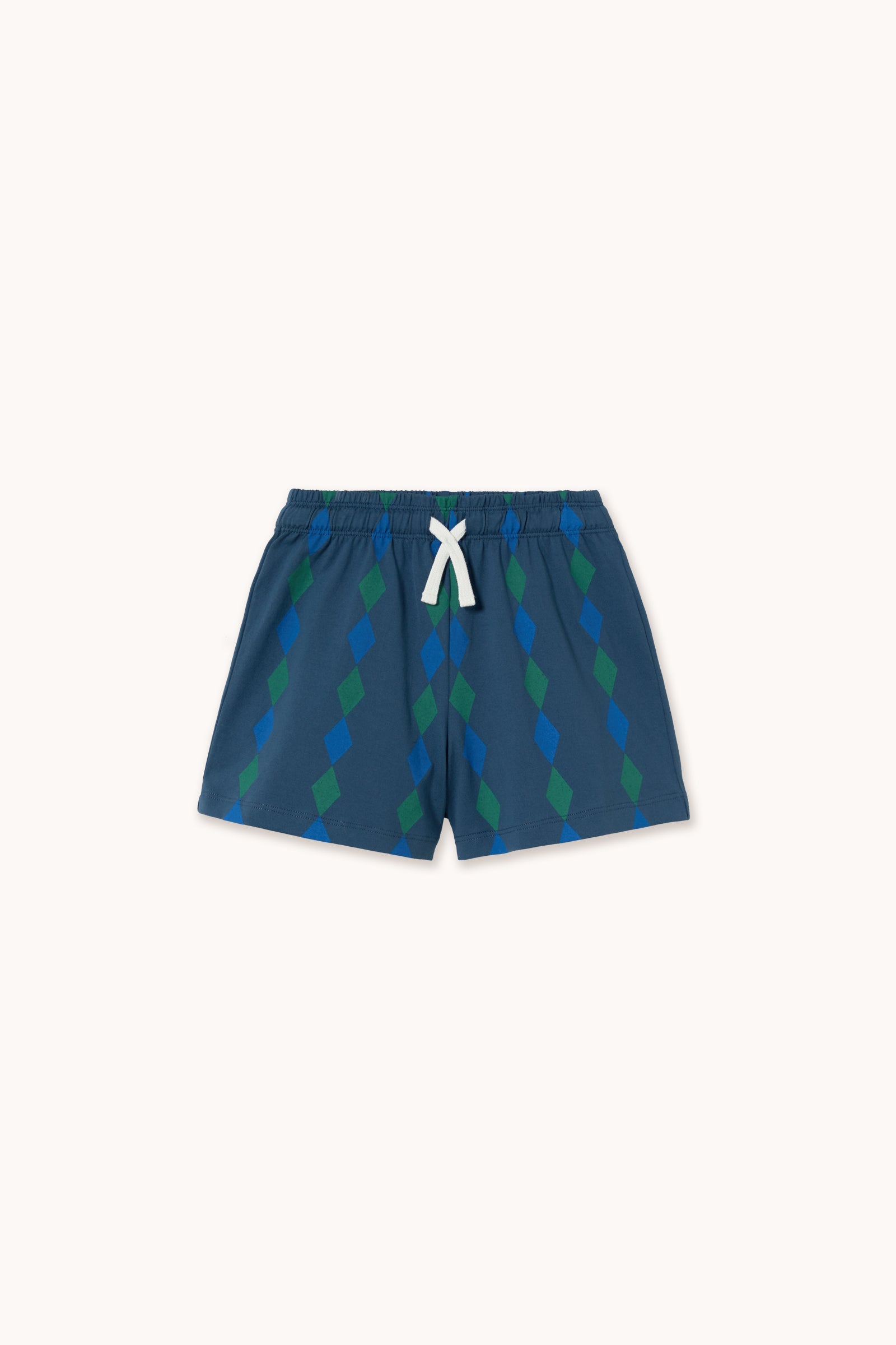 DIAMONDS KNITTED SHORTS light navy