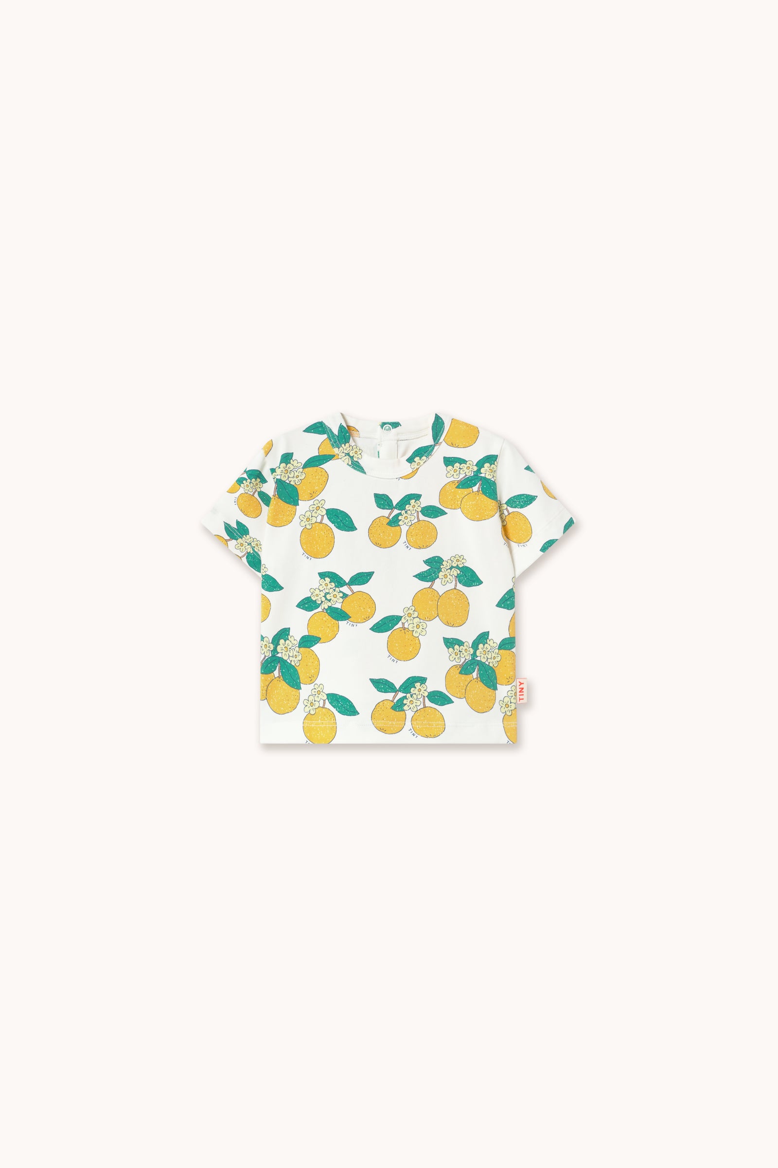 ORANGES KNITTED BABY TEE off-white