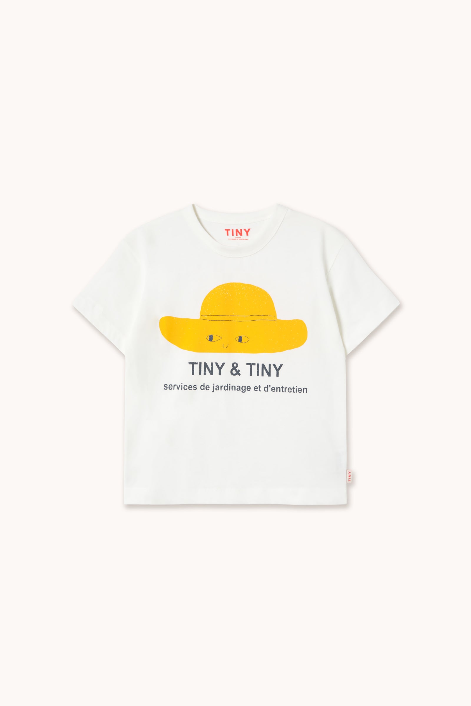TINY HAT GRAPHIC TEE off-white